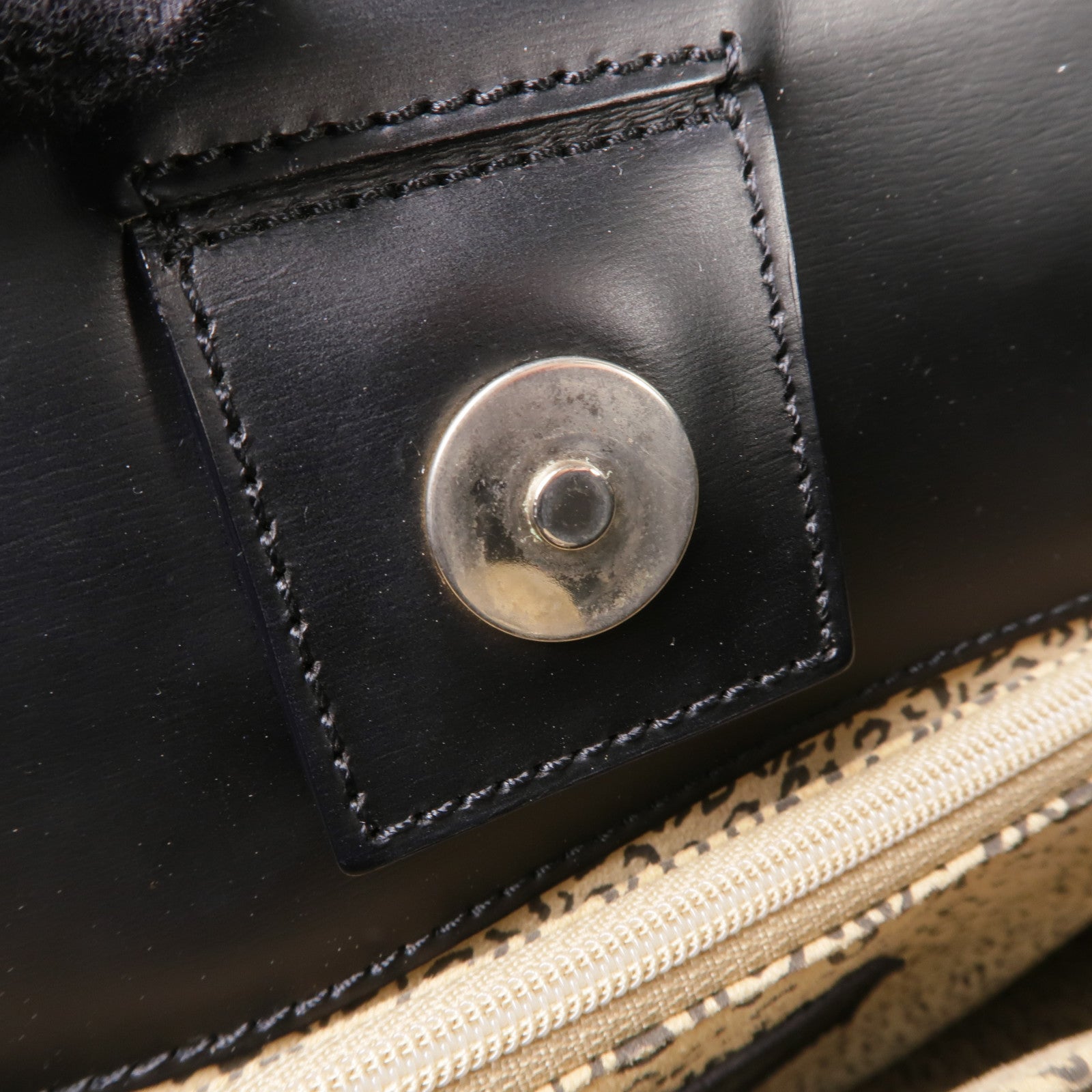 CARTIER 牛皮皮革Shoulder Tote銀扣肩背袋/手挽袋