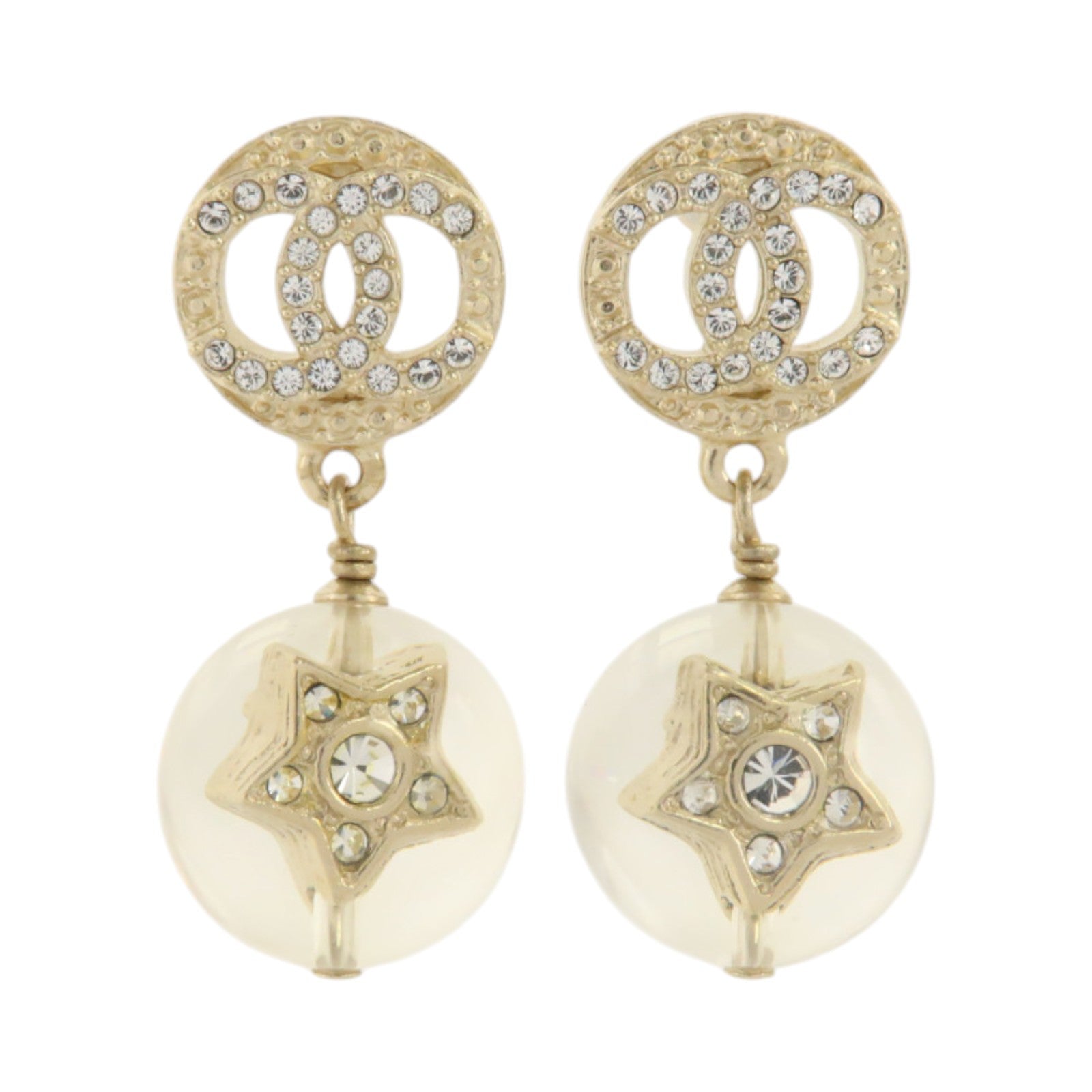 CHANEL PVC/金屬Earrings耳環