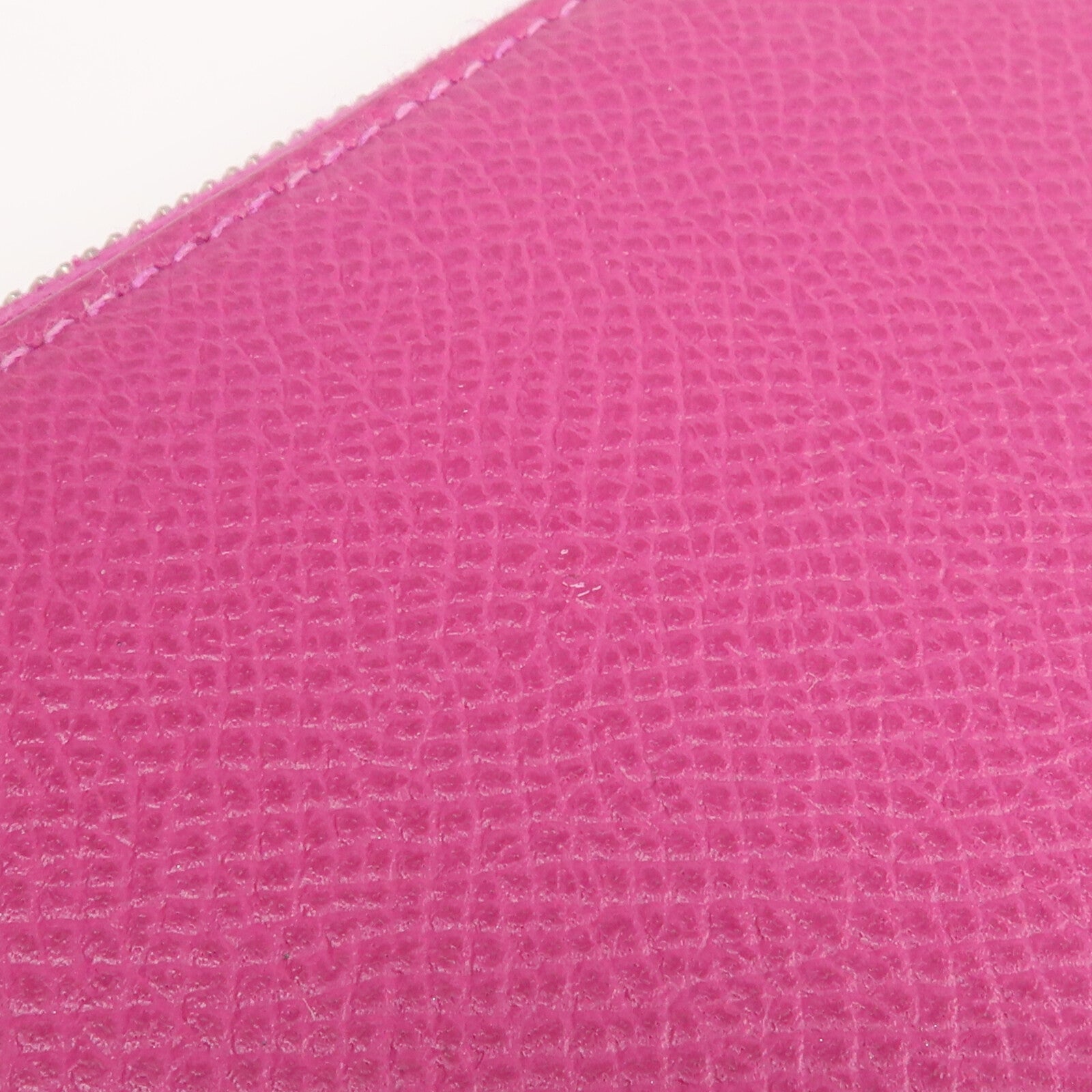HERMES Epsom皮革Silk In Long Wallet長錢包Rose Pourpre
