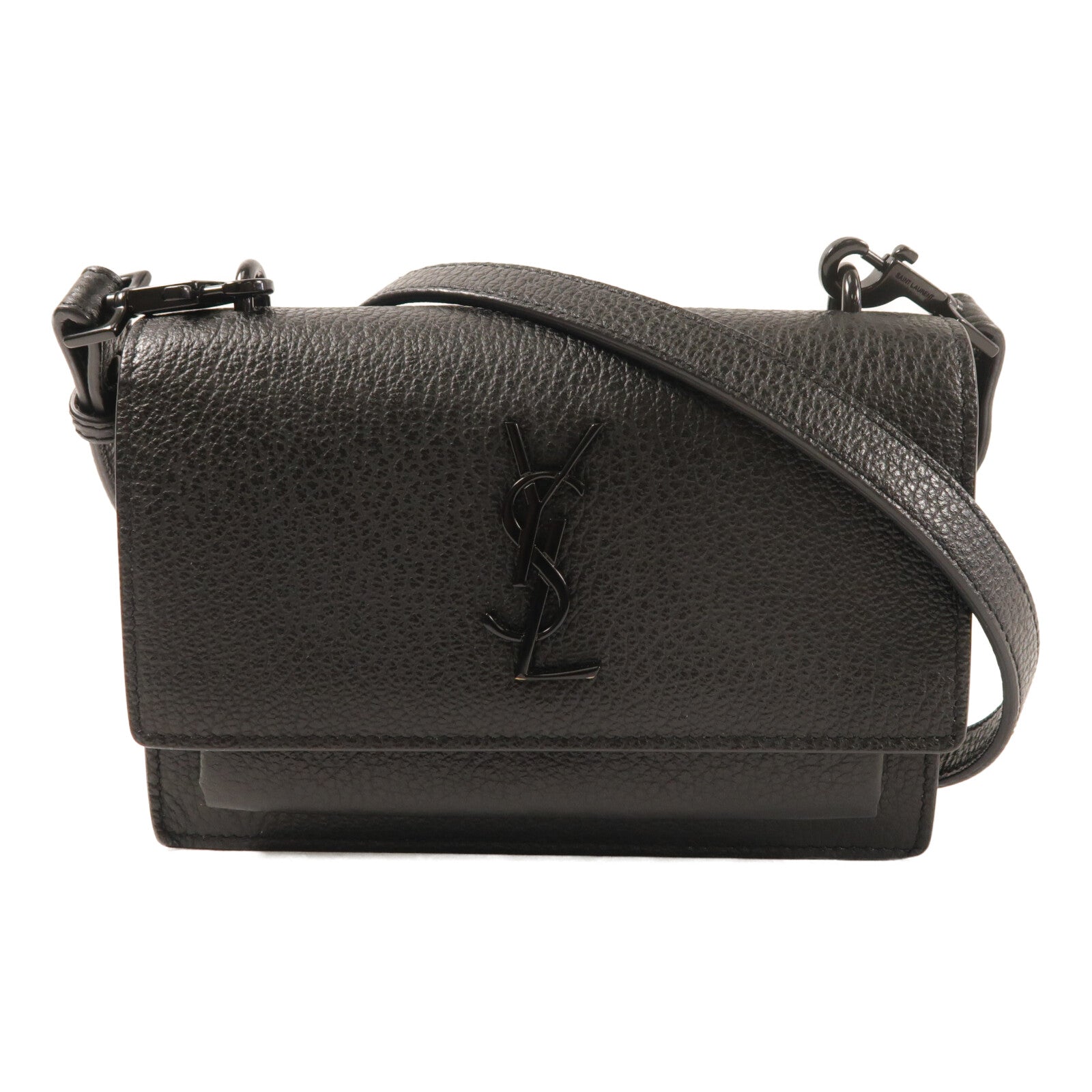 YVES SAINT LAURENT 牛皮皮革Wallet On Chain肩背袋