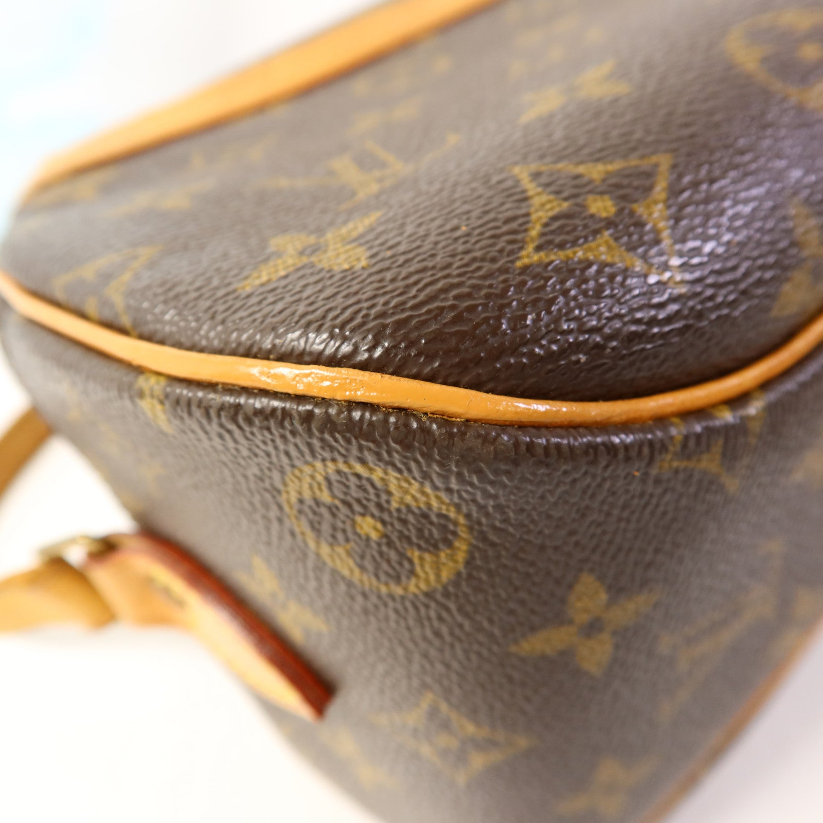 LOUIS VUITTON Monogram Blois金扣肩背袋棕色