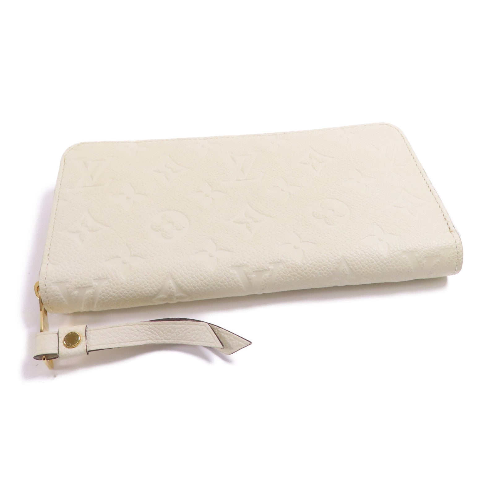 LOUIS VUITTON Monogram Empreinte Zippy Wallet金扣長錢包