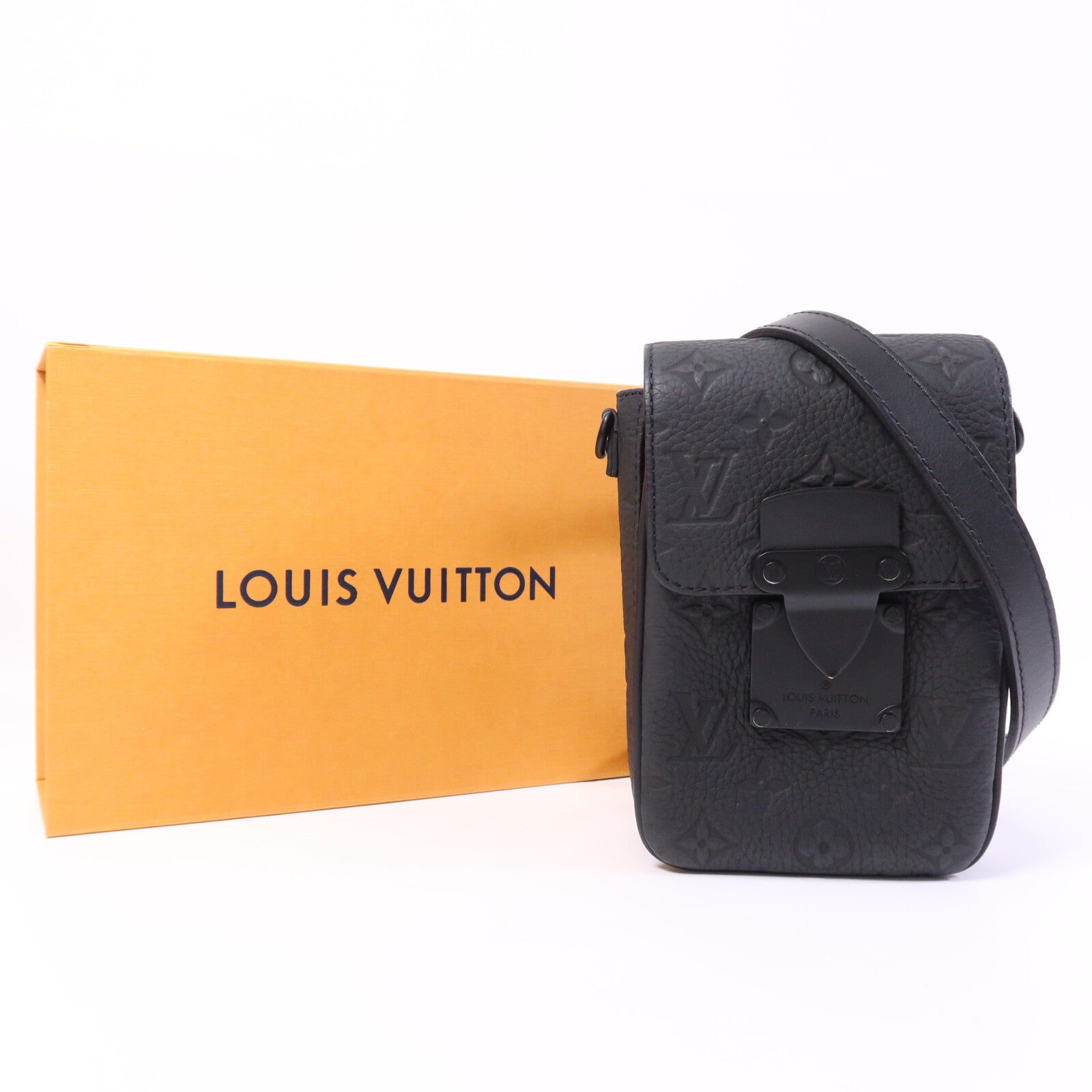 LOUIS VUITTON Monogram Taurillon S-Lock肩背袋