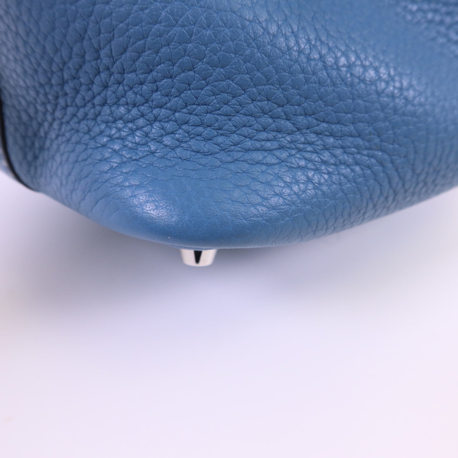 HERMES Clemence皮革Picotin PM銀扣手挽袋