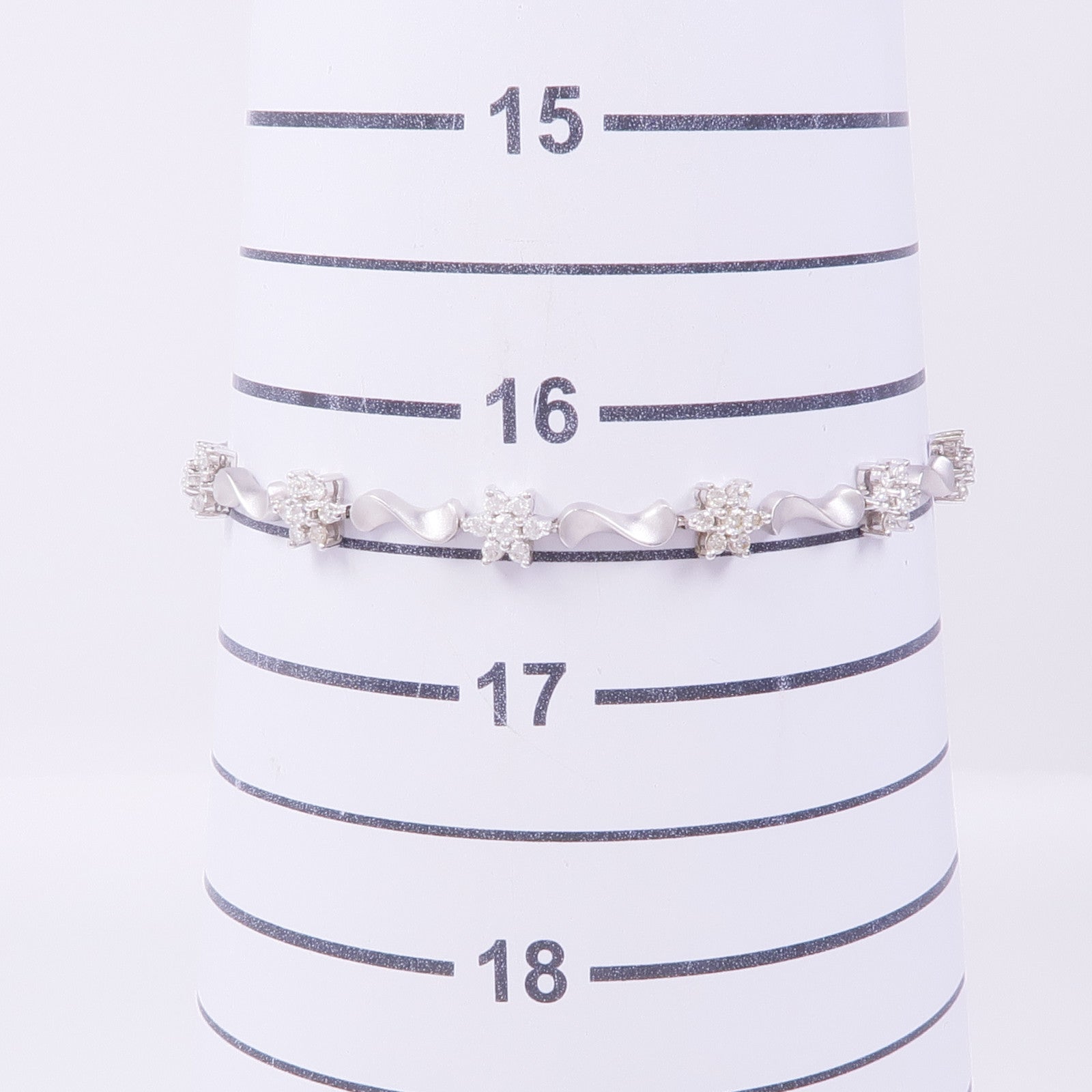 JEWELRY 18K白金Diamond Bracelet鑽石手鏈