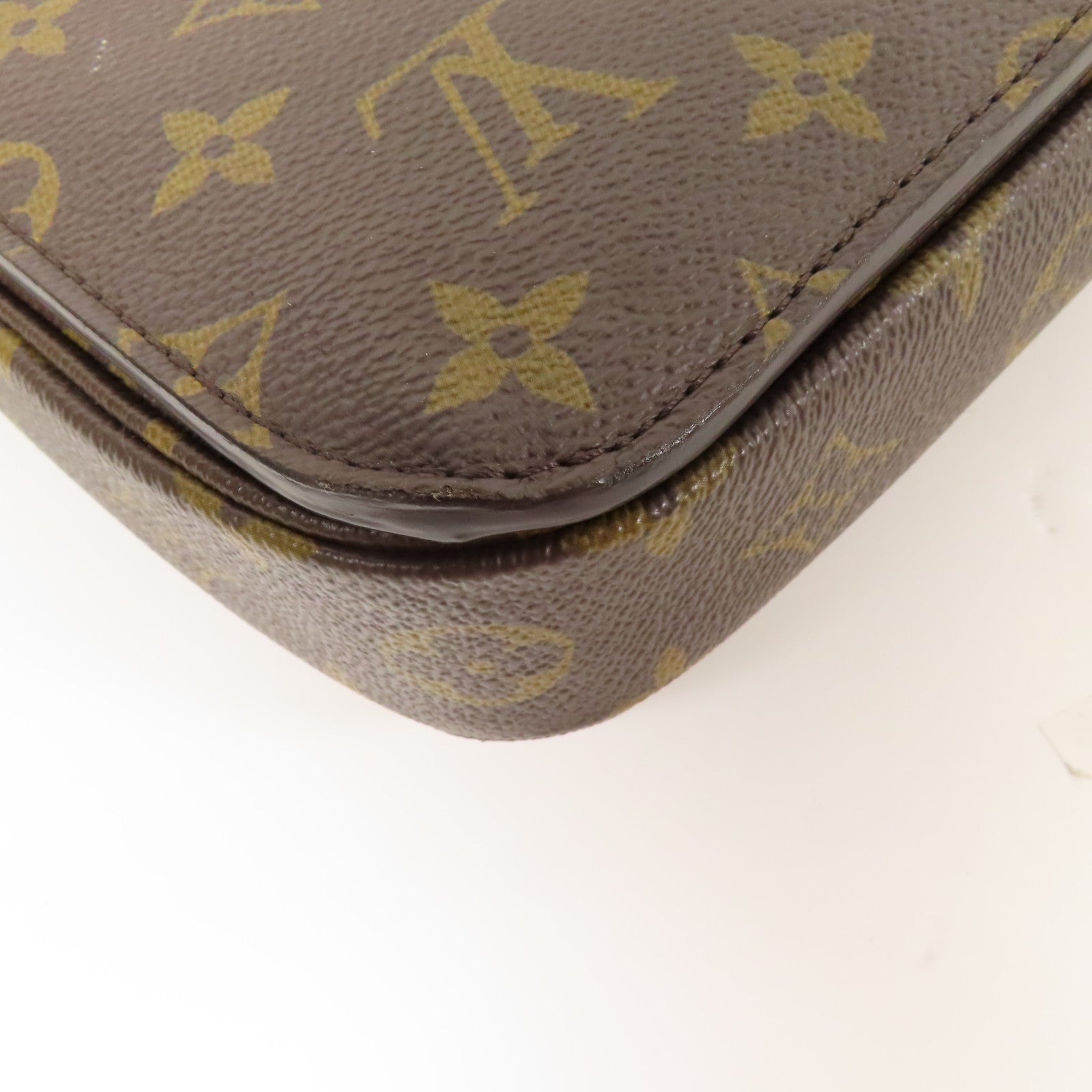 LOUIS VUITTON LV GHW Pochette Metis MM 2 Way Bag M44875 Monogram Brown