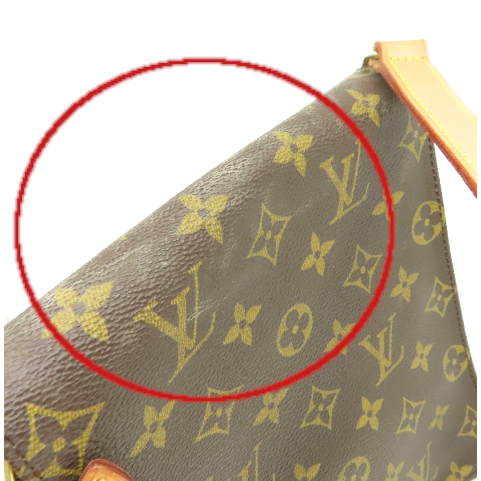 LOUIS VUITTON Monogram Musette Salsa Shoulder Bag金扣肩背袋啡色