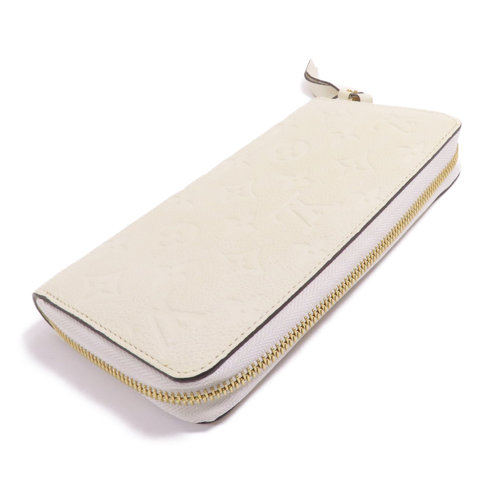 LOUIS VUITTON Monogram Empreinte Zippy Wallet金扣長錢包