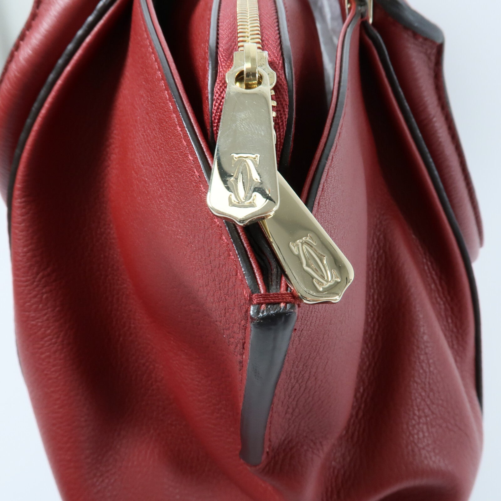 CARTIER 牛皮皮革Hand Bag手挽袋