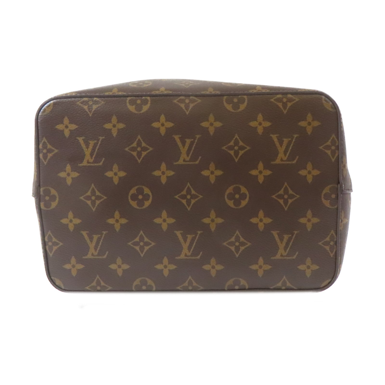 LOUIS VUITTON Monogram NeoNoe MM金扣肩背袋啡色/紅色