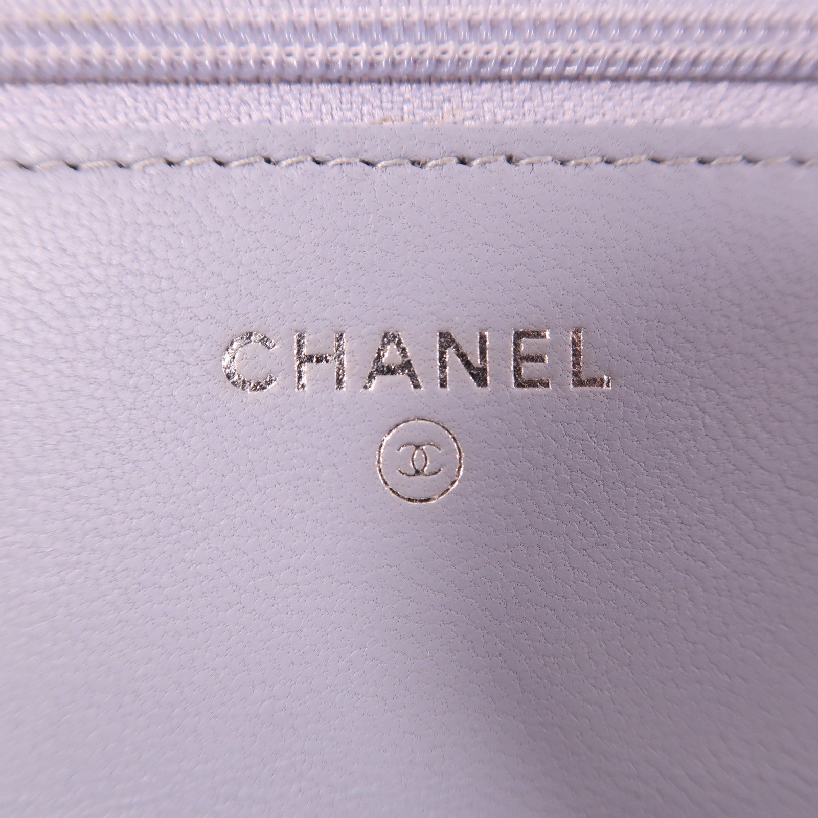 CHANEL 帆布/牛皮皮革WOC Wallet On Chain鏈帶肩背袋