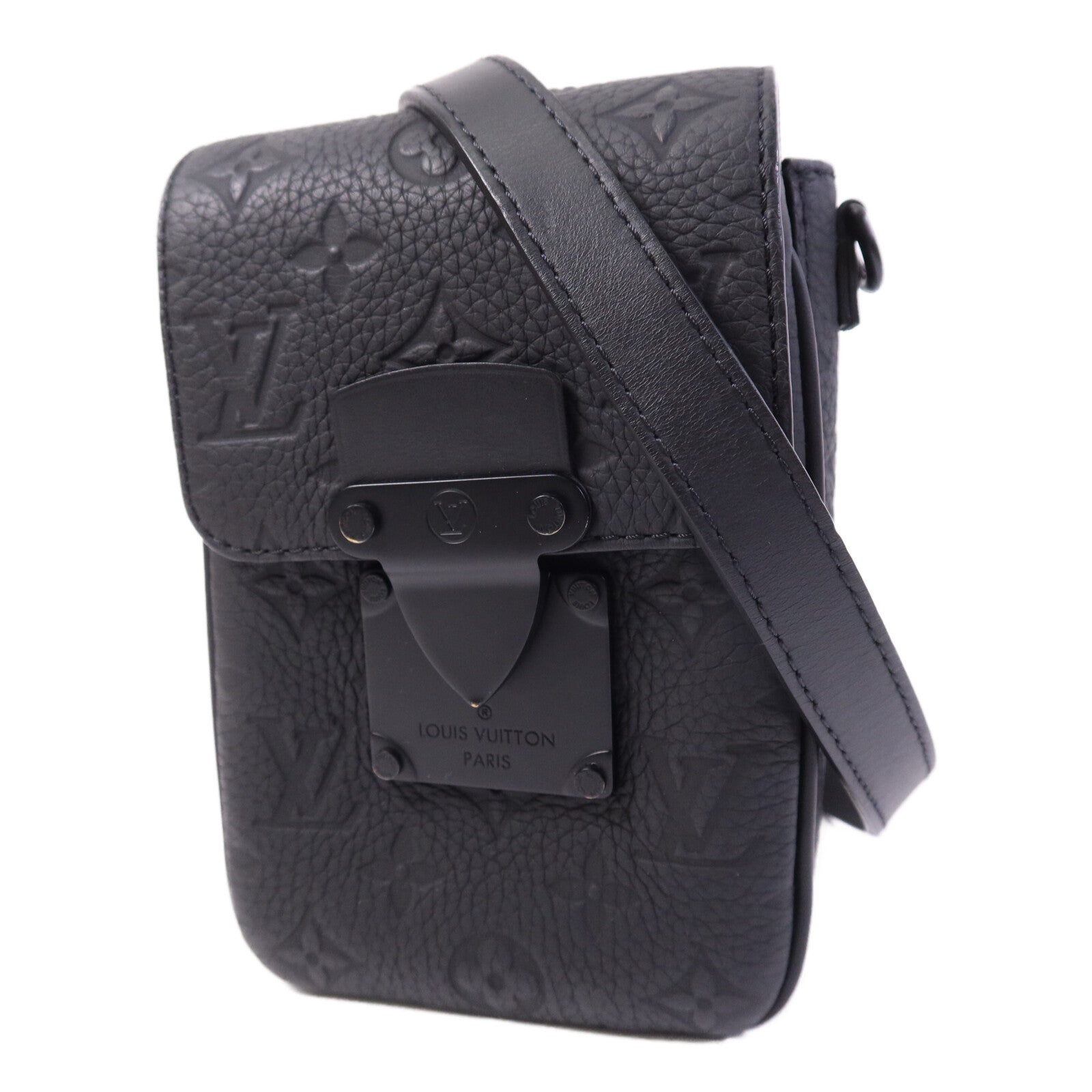 LOUIS VUITTON Monogram Taurillon S-Lock肩背袋
