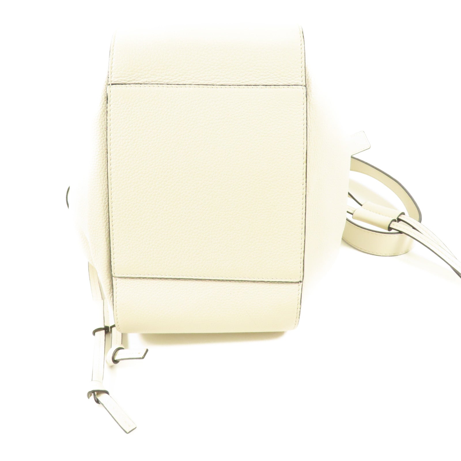 LOEWE SHW Hammock 2way Shoulder Hand Bag Calfskin Leather White