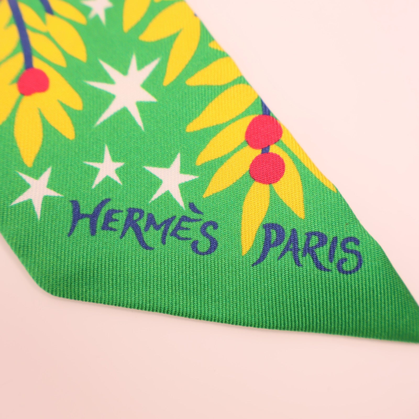 HERMES 絲質Twilly絲巾