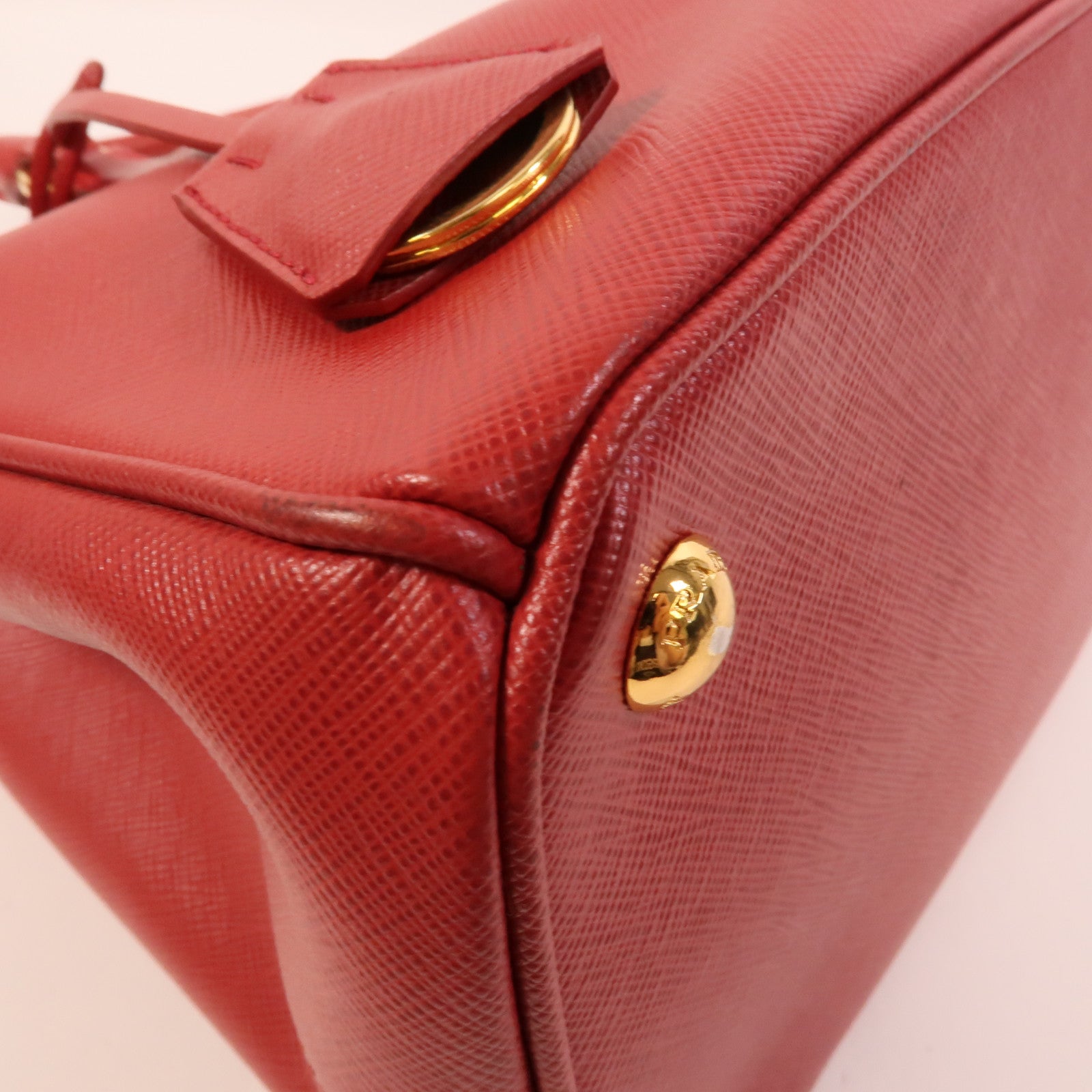 PRADA Saffiano皮革2Way Shoulder手挽肩背兩用袋