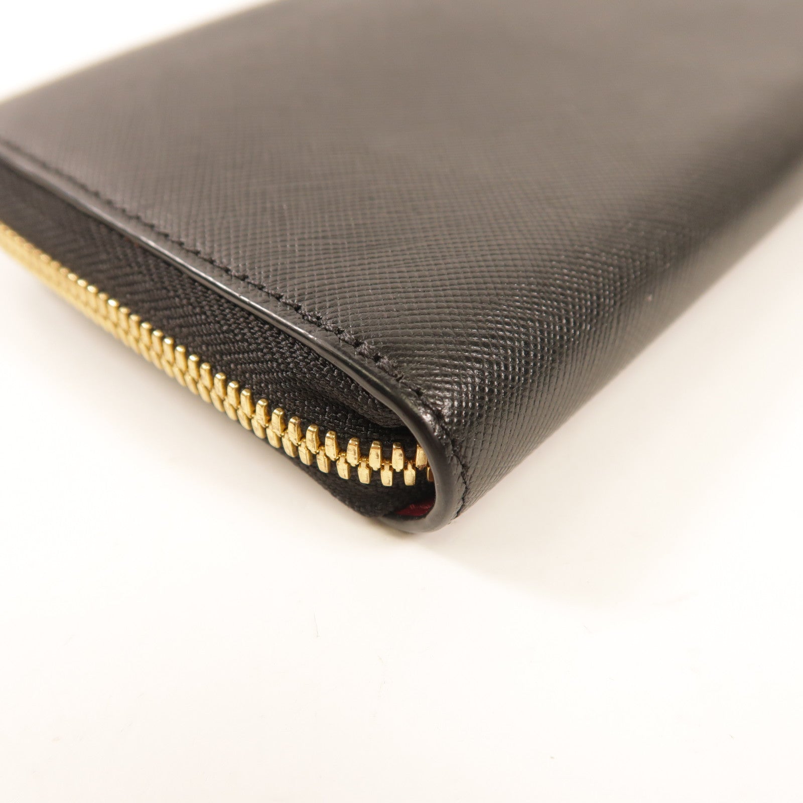 MCM 牛皮皮革Zipper Long Wallet金扣長錢包