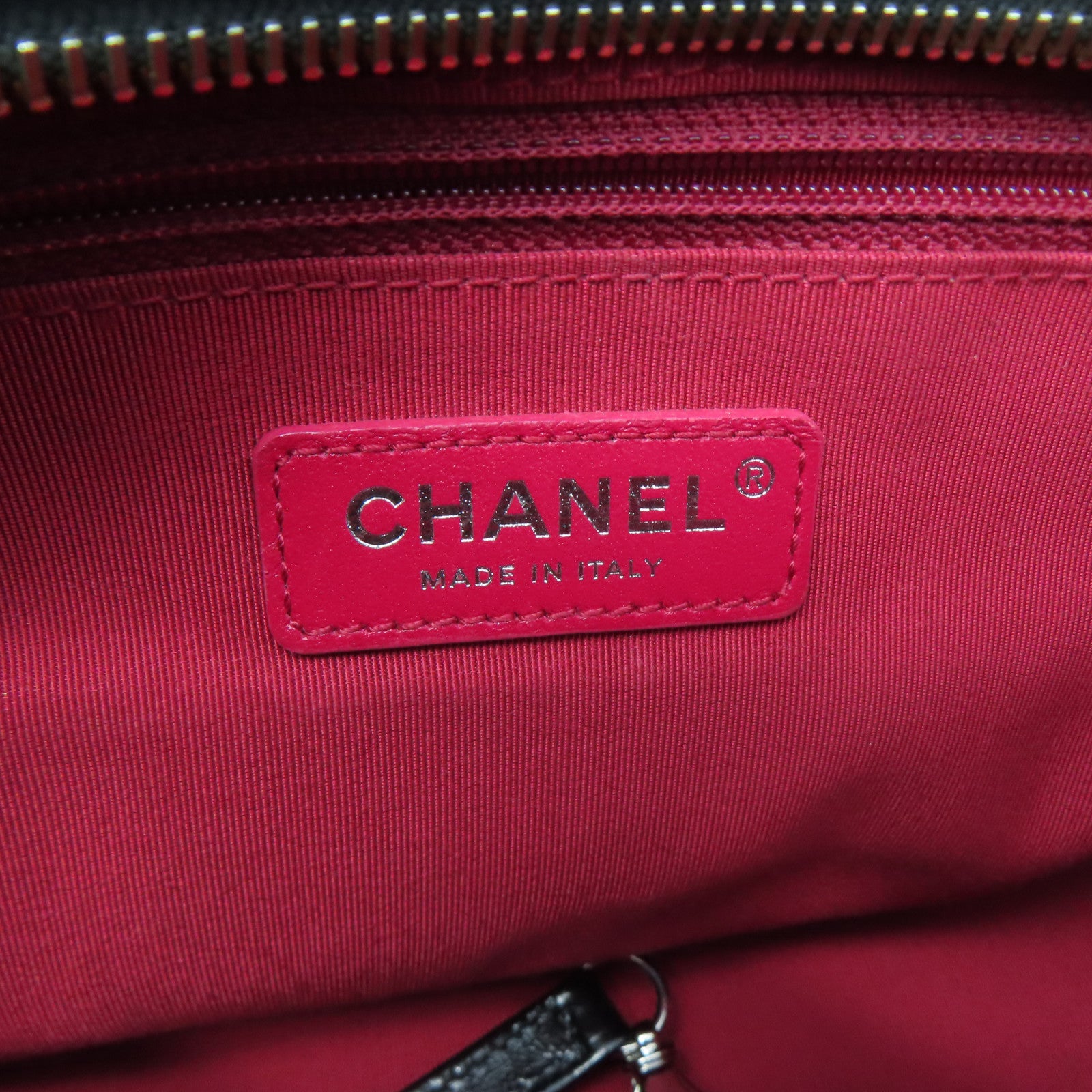 CHANEL 【激減優惠】菱格牛皮皮革Chain Shoulder金扣/銀扣鏈帶肩背袋黑色