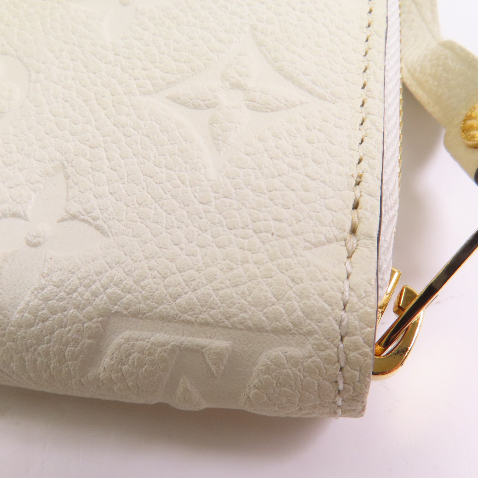 LOUIS VUITTON Monogram Empreinte Zippy Wallet金扣長錢包