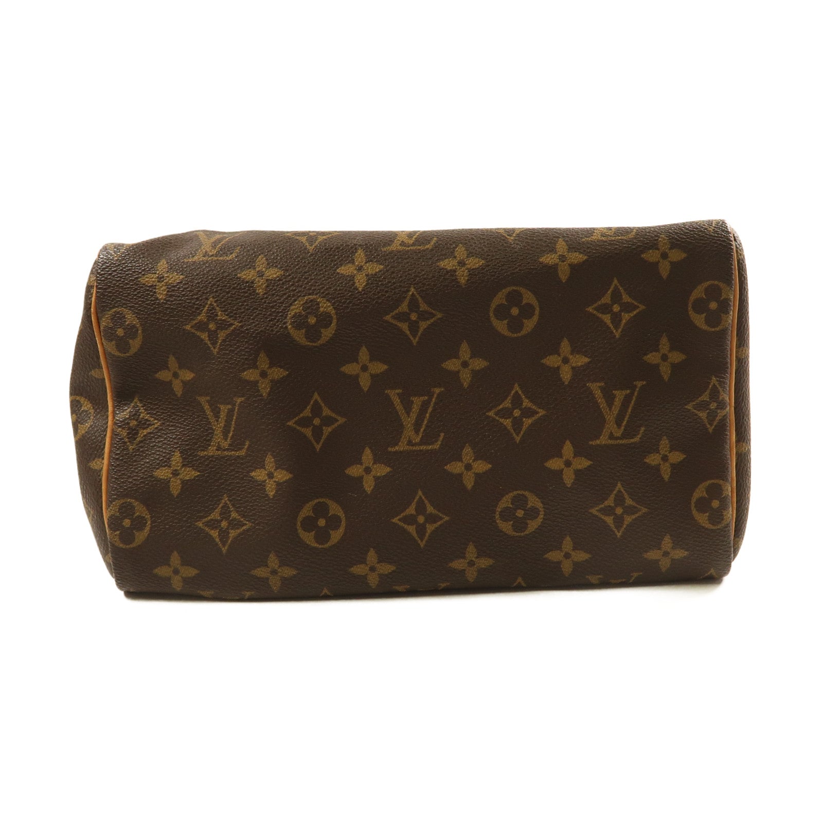 LOUIS VUITTON Monogram Speedy 25金扣手挽袋啡色