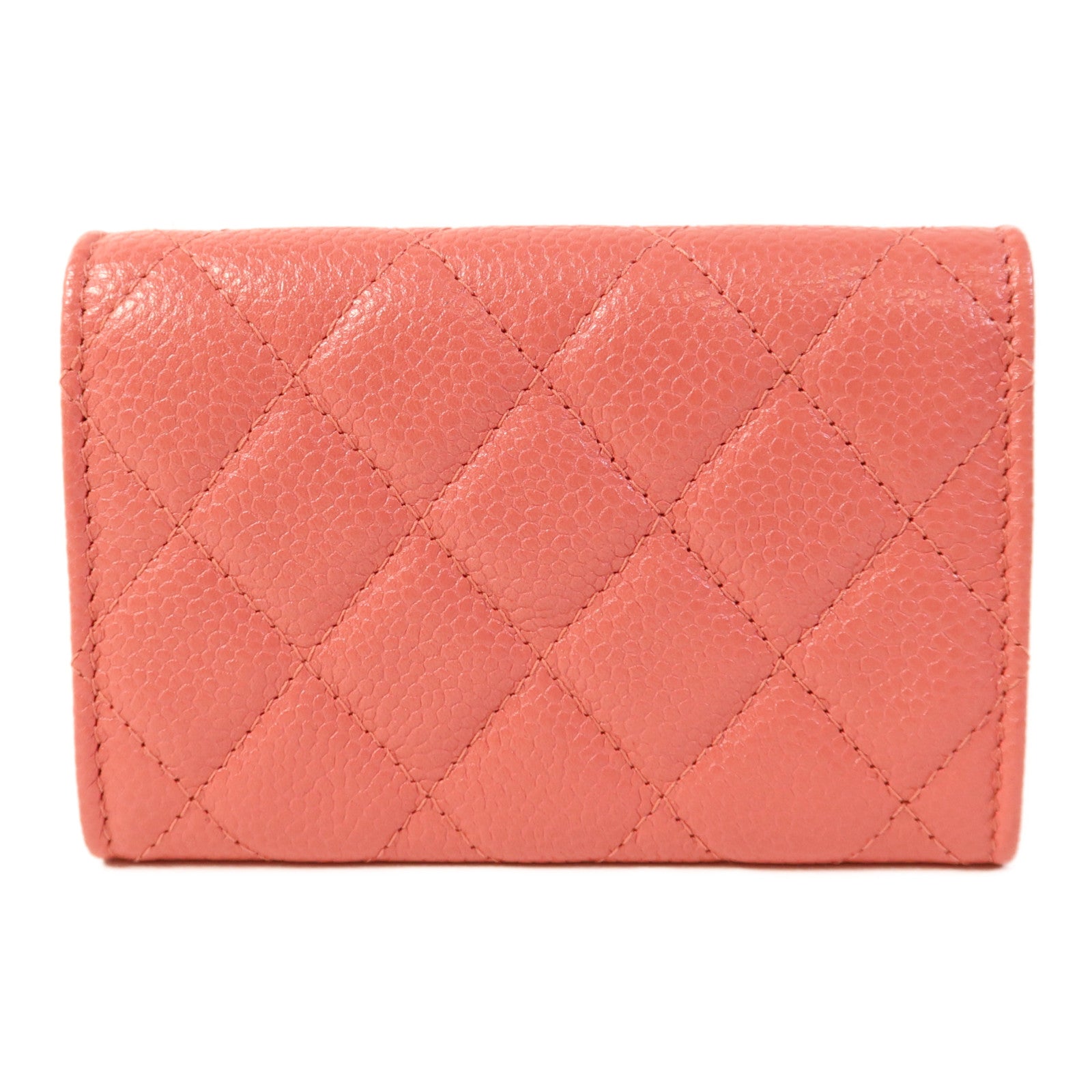 CHANEL 牛皮皮革Card Case金扣卡片套