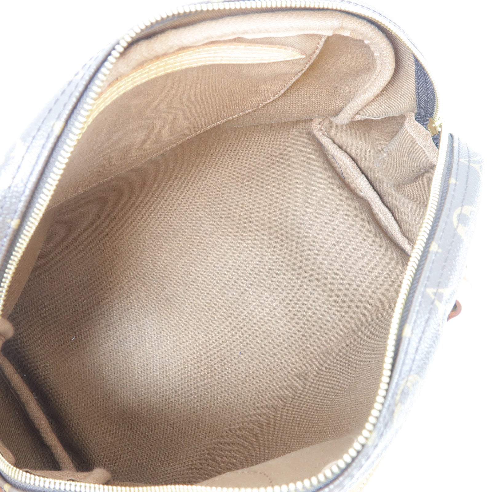 LOUIS VUITTON Monogram Mantergoueil PM金扣肩背袋啡色