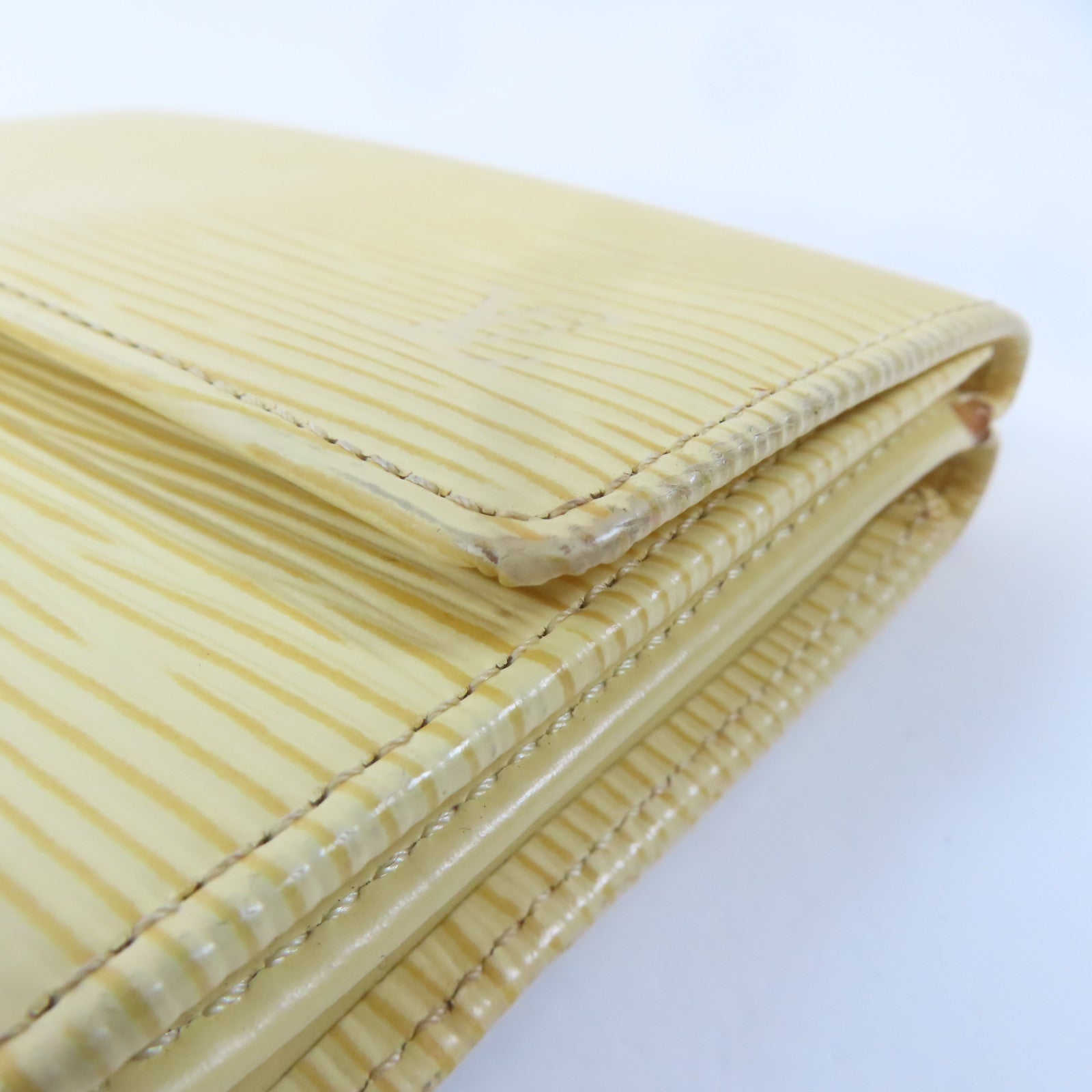 LOUIS VUITTON 【激減優惠】Epi W Hook Wallet錢包黃色