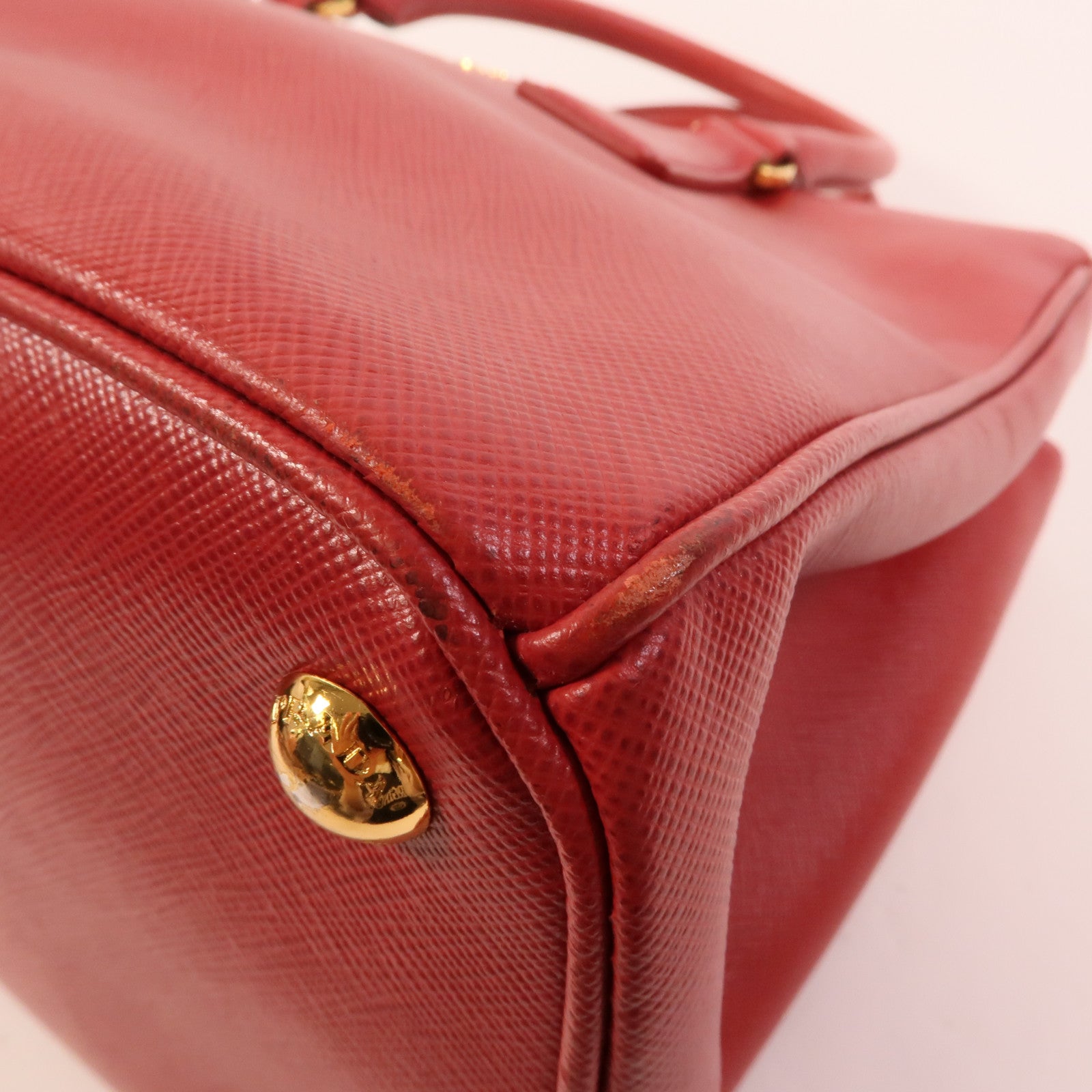 PRADA Saffiano皮革2Way Shoulder手挽肩背兩用袋