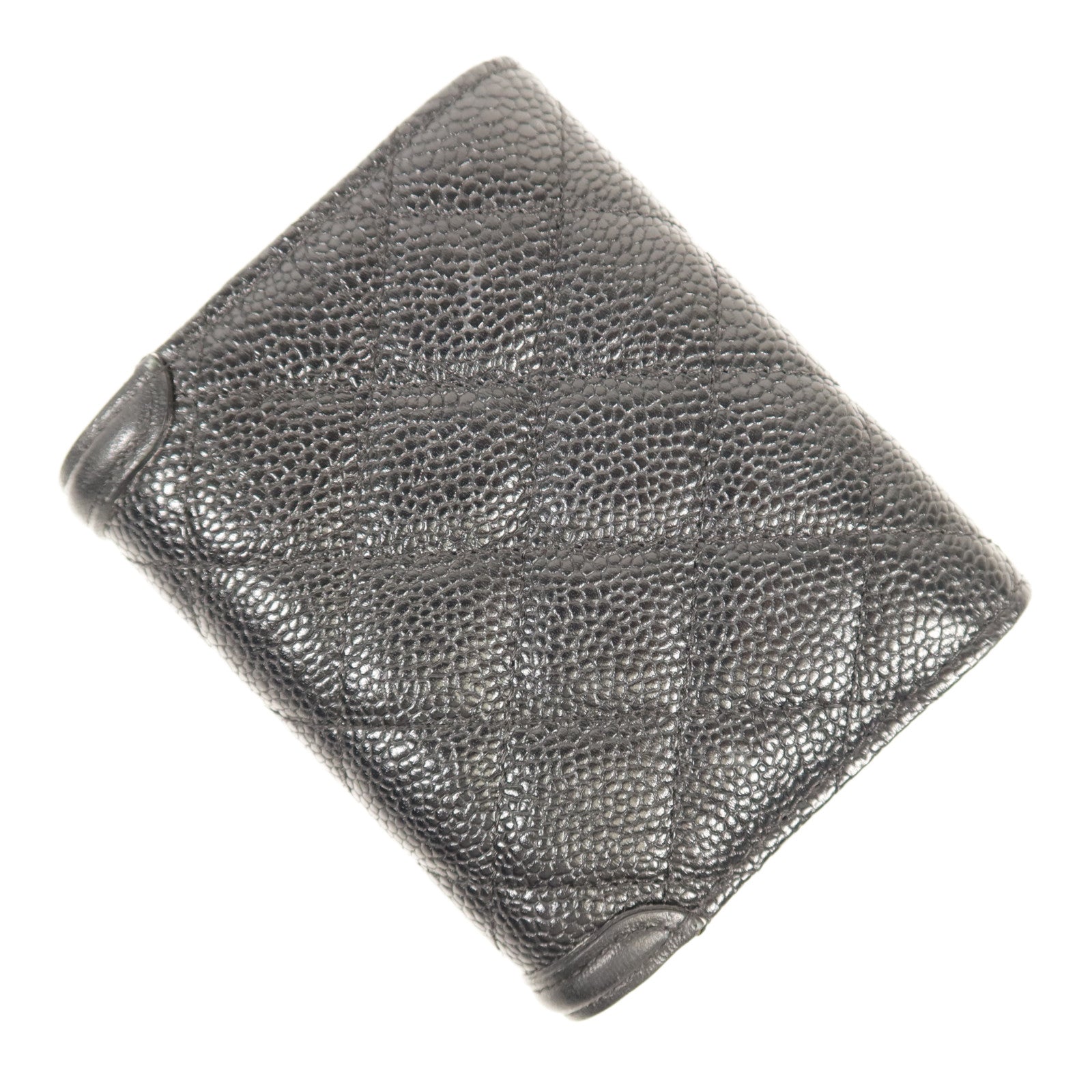 CHANEL 牛皮皮革Wallet金扣錢包