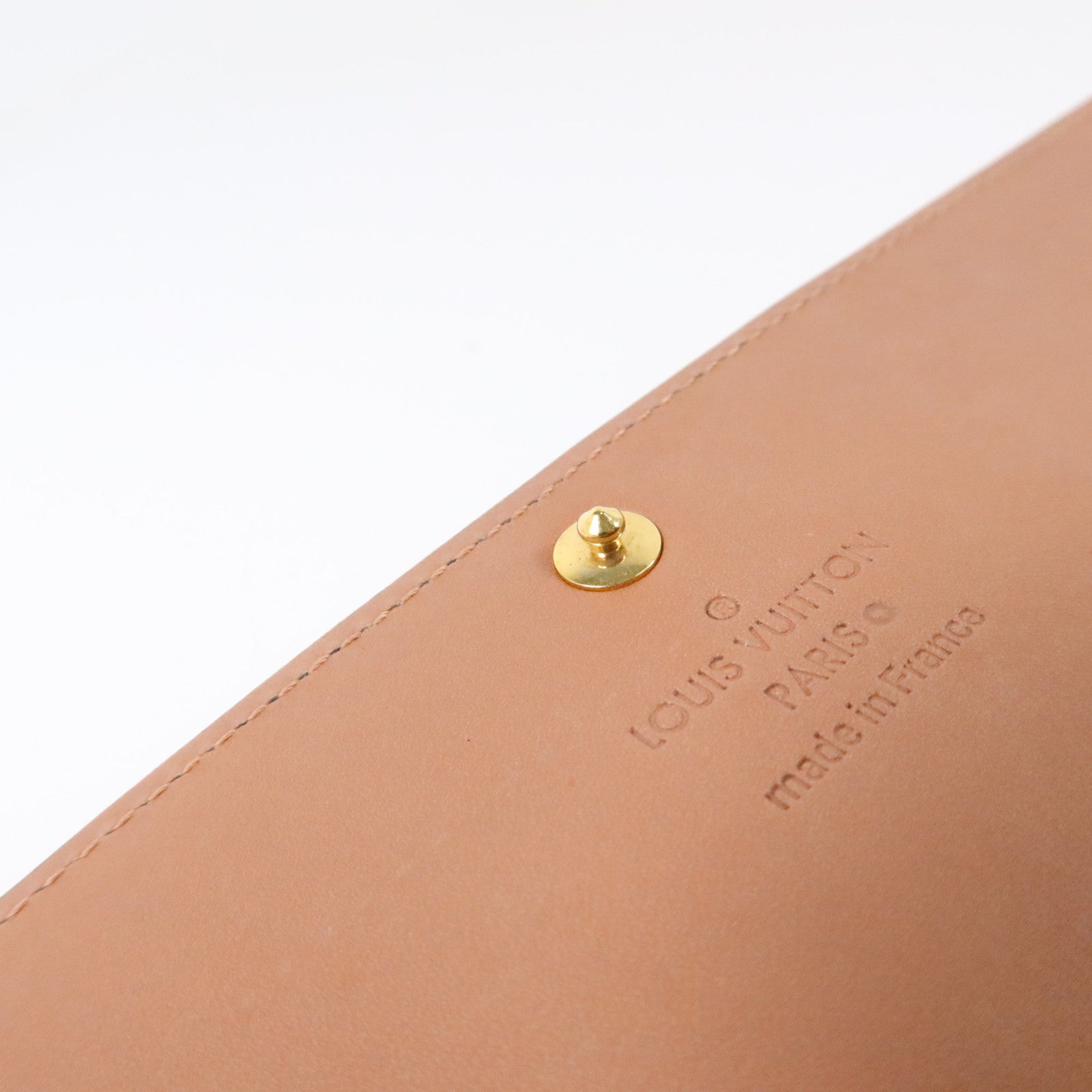 LOUIS VUITTON Monogram Vernis Sarah Long Wallet金扣長錢包