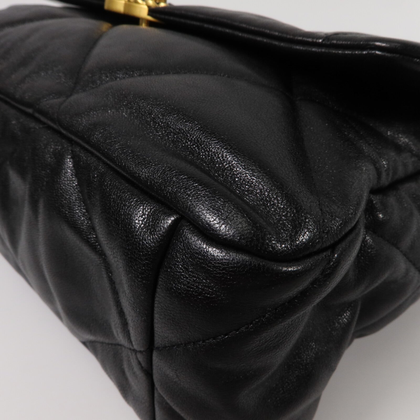 CHANEL 羊皮皮革Chanel 19 Large手挽肩背兩用袋