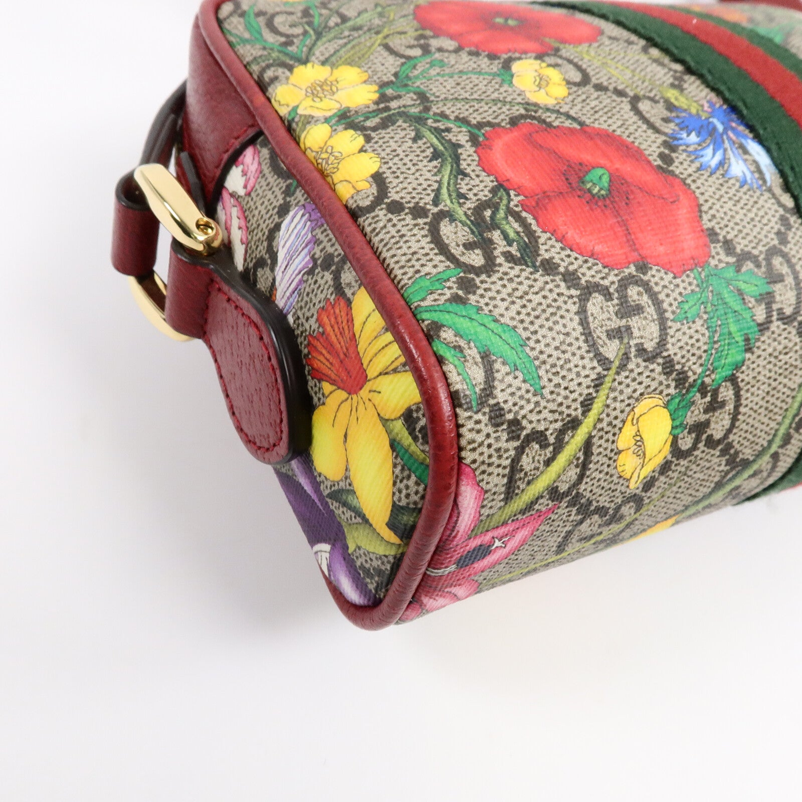 GUCCI 塗層帆布Ophidia GG Supreme Floral肩背袋