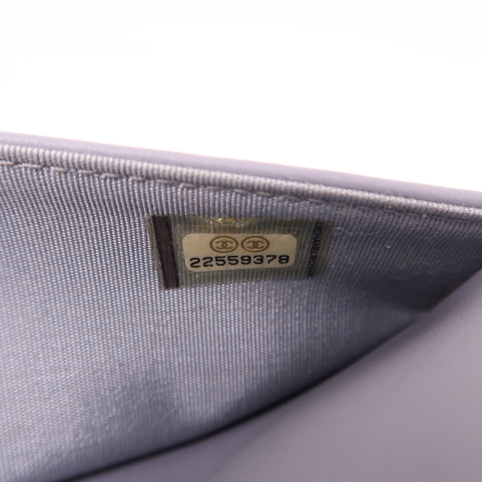CHANEL 帆布/牛皮皮革WOC Wallet On Chain鏈帶肩背袋