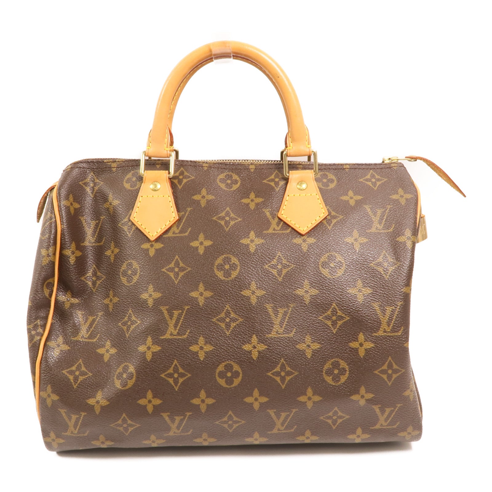 LOUIS VUITTON Monogram Speedy 30金扣手挽袋