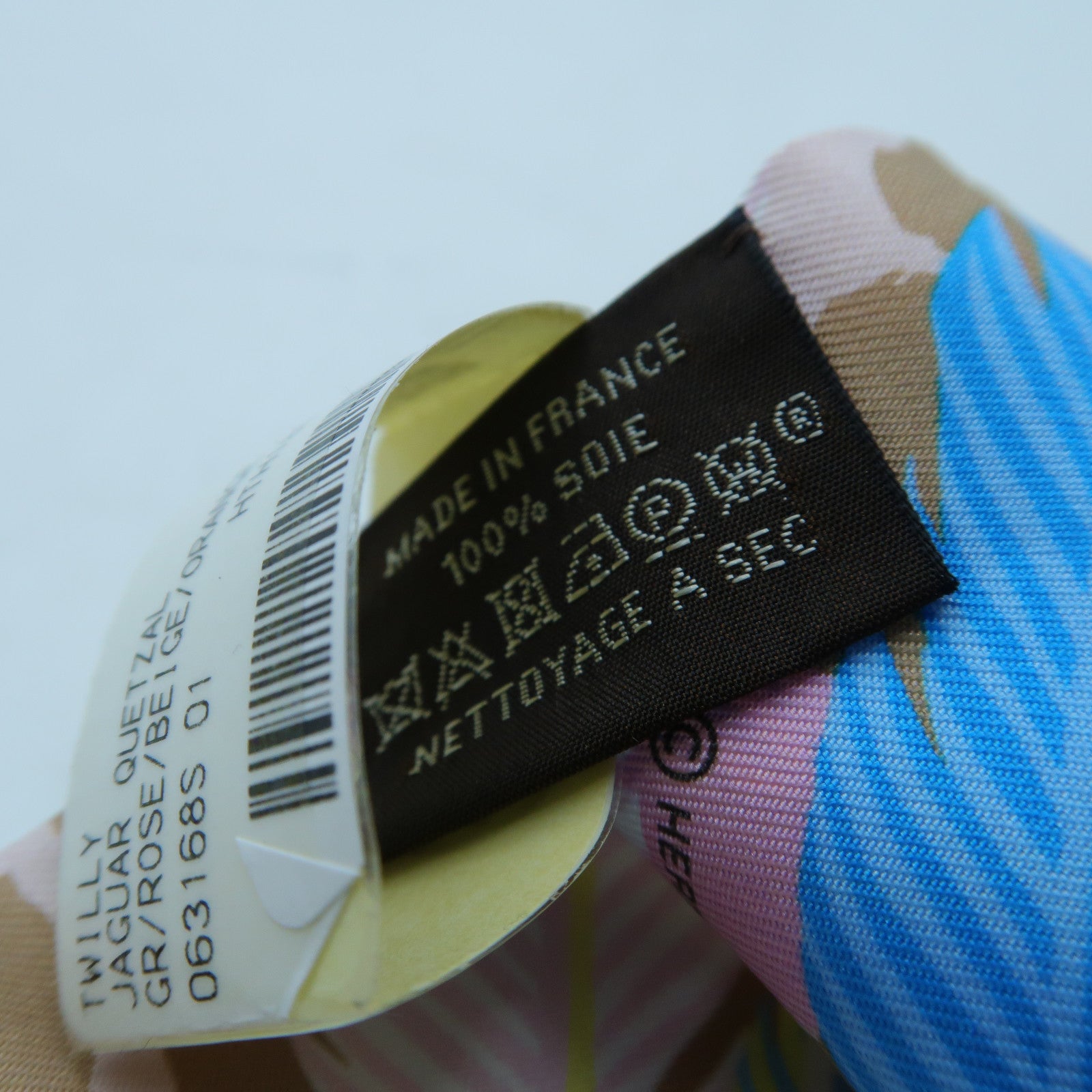 HERMES 【激減優惠】絲質Twilly絲巾橙色/粉紅色/綠色
