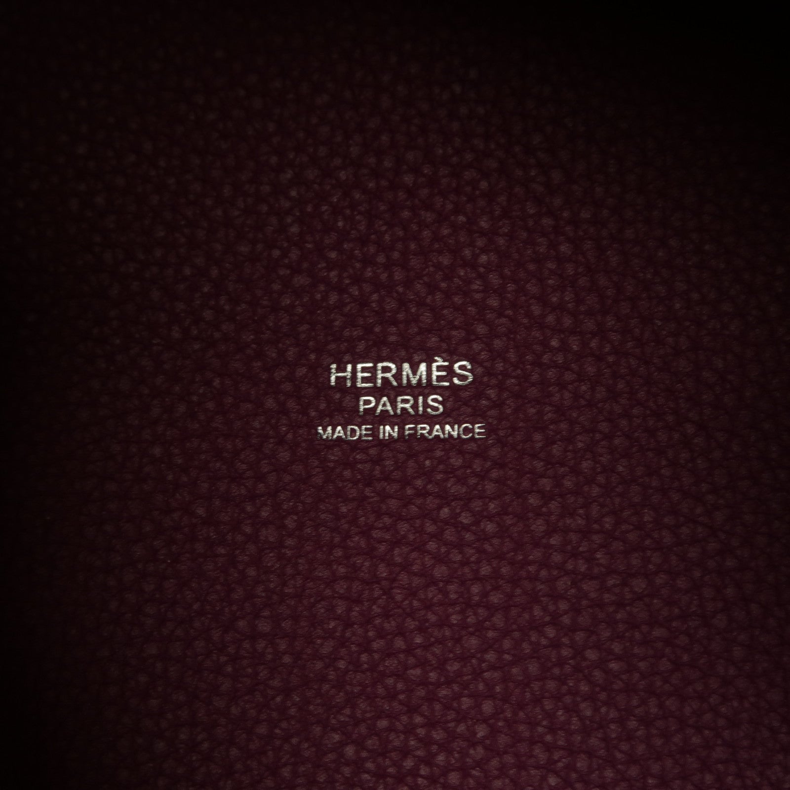 HERMES Clemence皮革Picotin PM銀扣手挽袋Anemone/海葵紫色