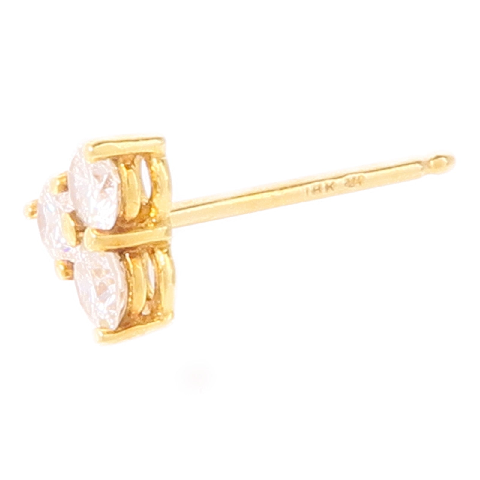 JEWELRY 18K黃金Diamond Earrings鑽石耳環