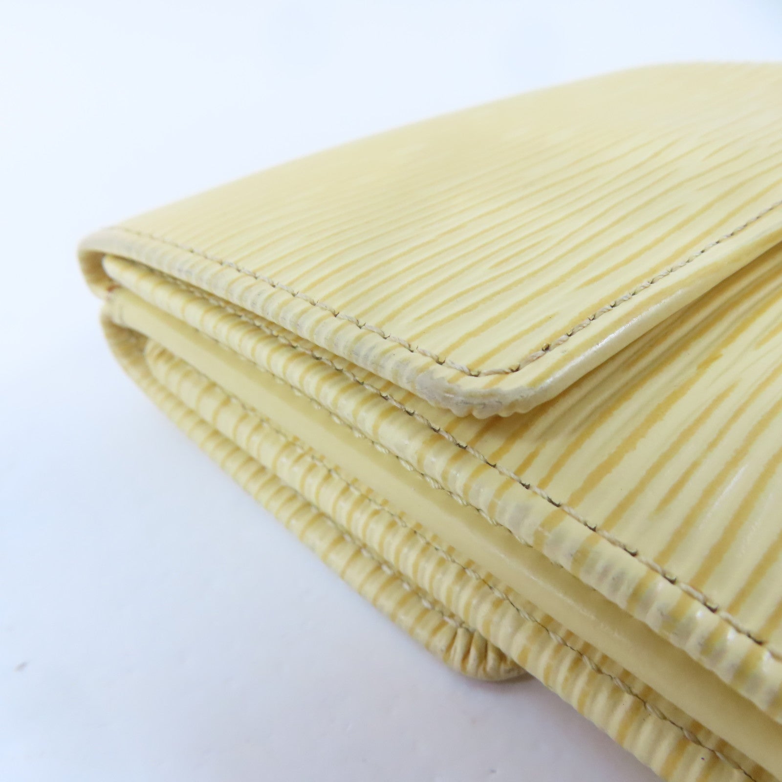 LOUIS VUITTON 【激減優惠】Epi W Hook Wallet錢包黃色