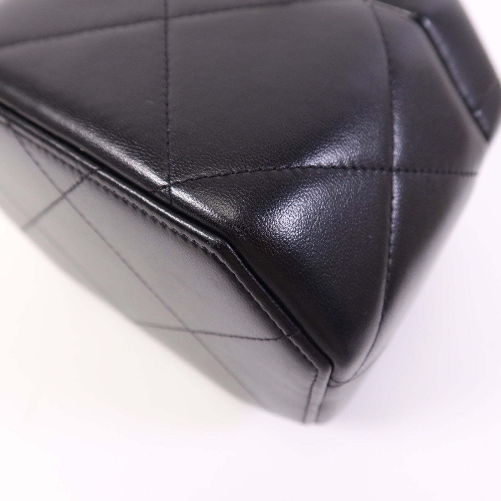 CHANEL 【激減優惠】羊皮皮革Small Vanity Case銀扣鏈帶肩背袋