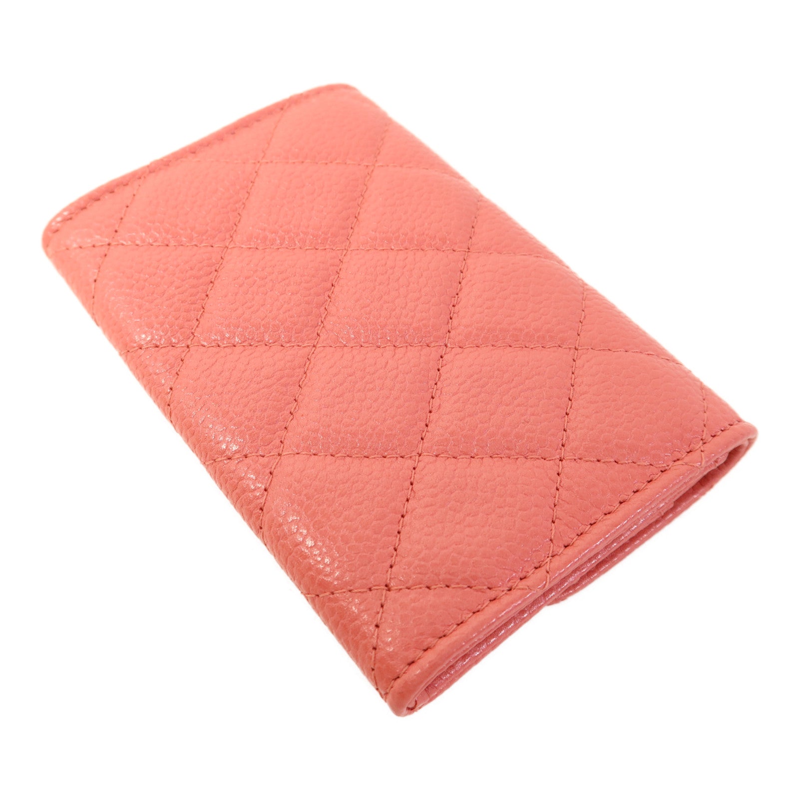CHANEL 牛皮皮革Card Case金扣卡片套