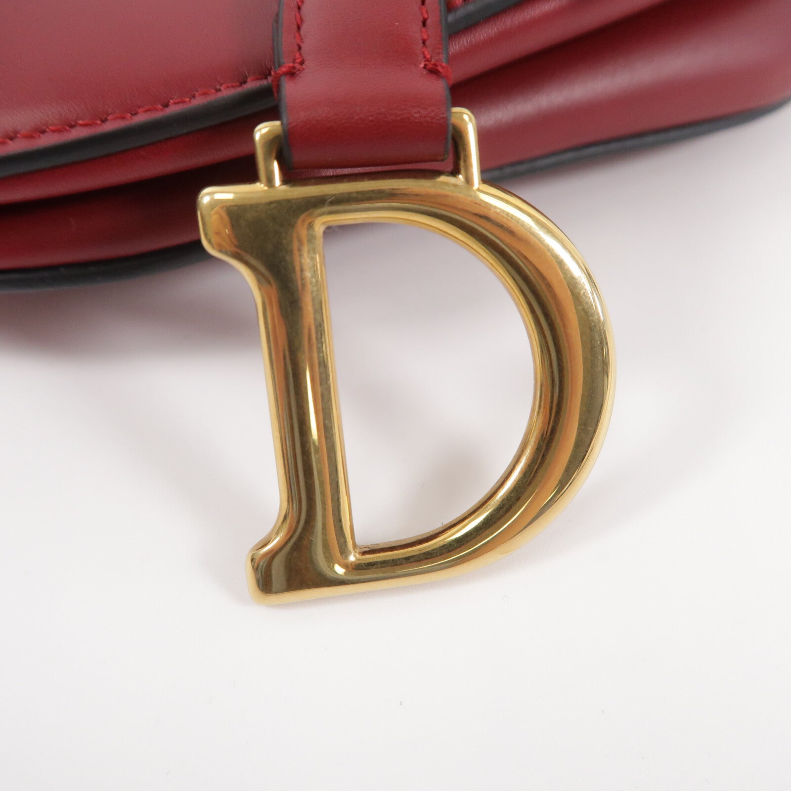 Dior 牛皮皮革Mini Saddle肩背袋
