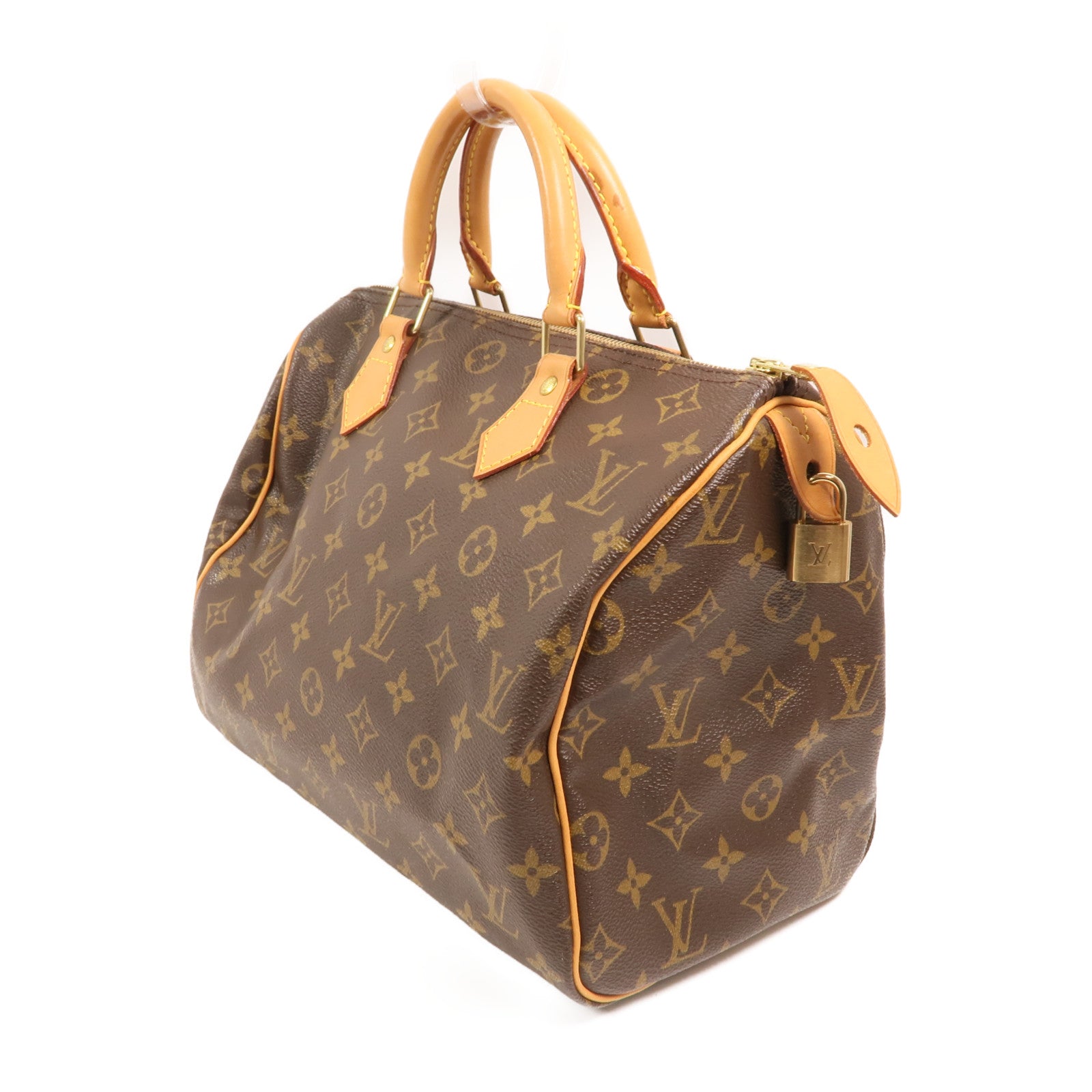 LOUIS VUITTON Monogram Speedy 30金扣手挽袋