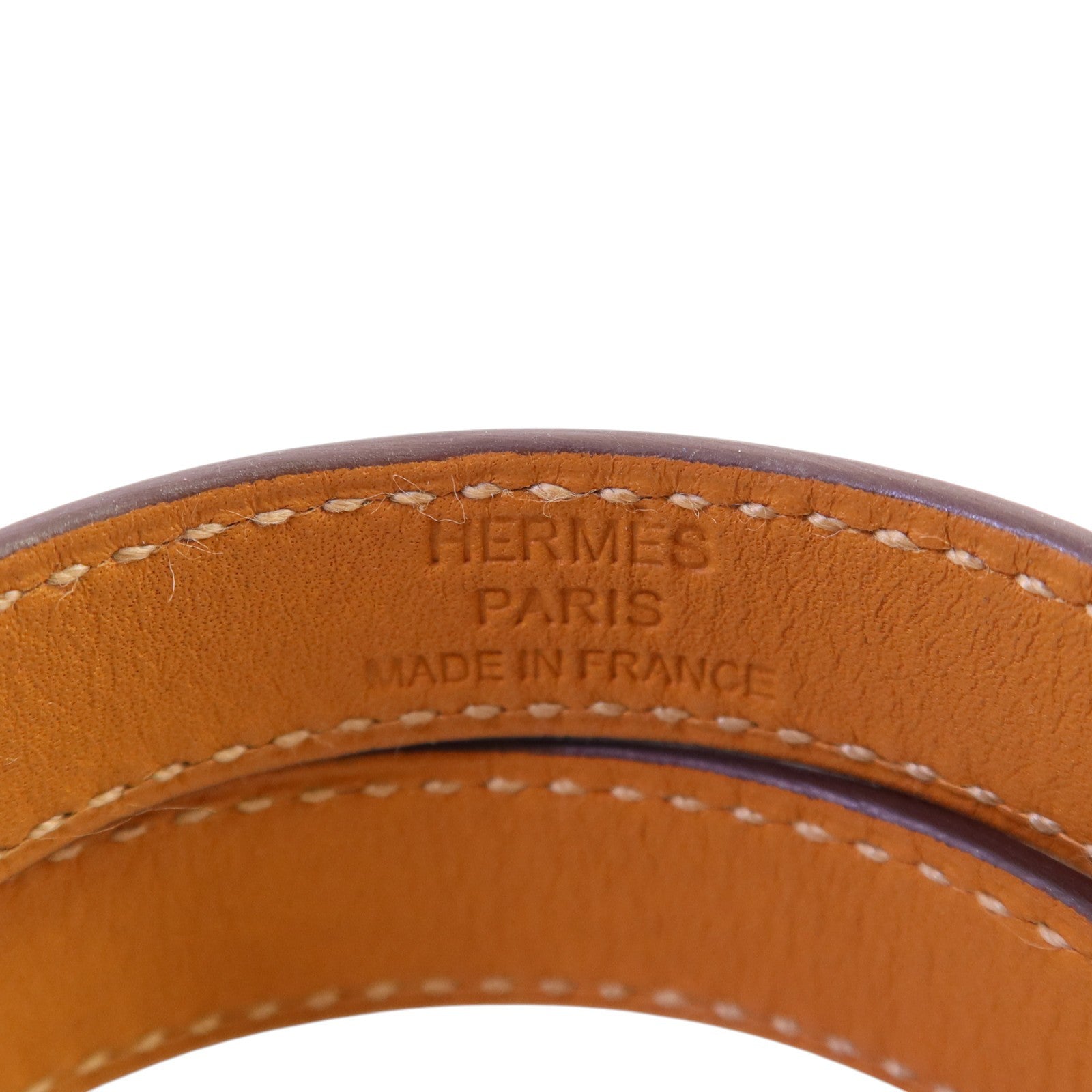 HERMES Swift皮革Kelly Double Tour Bracelet金扣手鏈