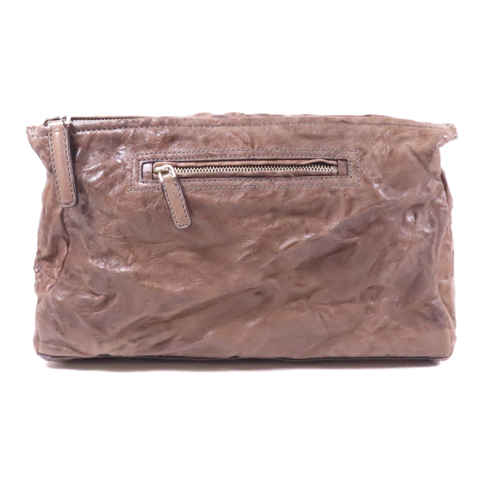 GIVENCHY 牛皮皮革2 Way Shoulder銀扣手挽肩背兩用袋