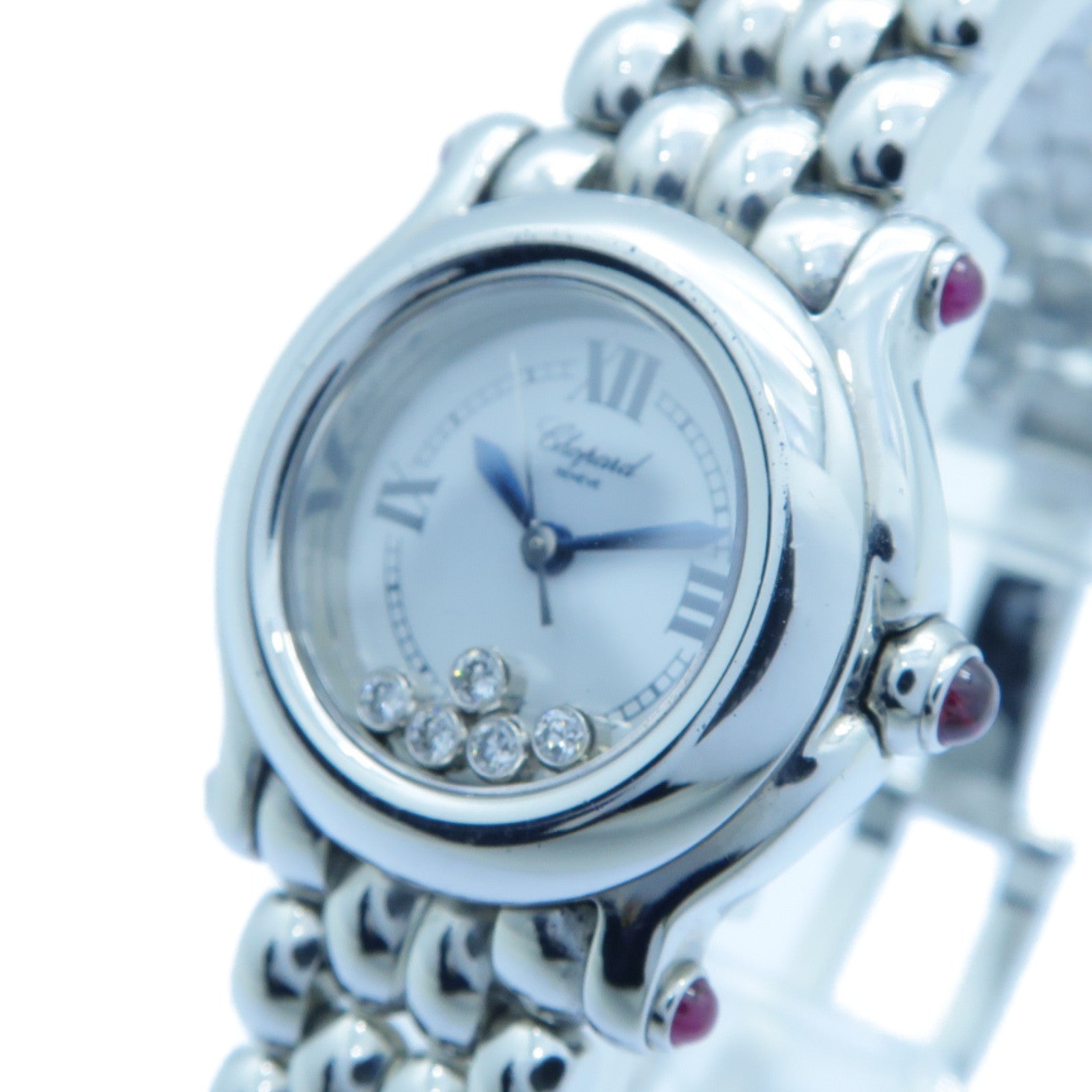 Chopard Happy Sport不鏽鋼手錶石英機芯白色