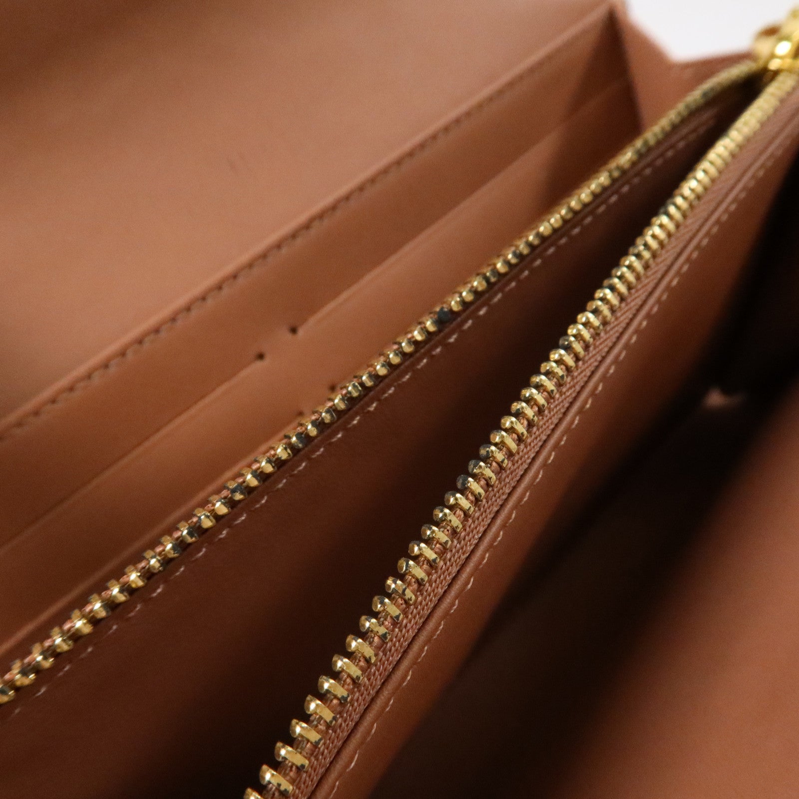 LOUIS VUITTON Monogram Vernis Sarah Long Wallet金扣長錢包