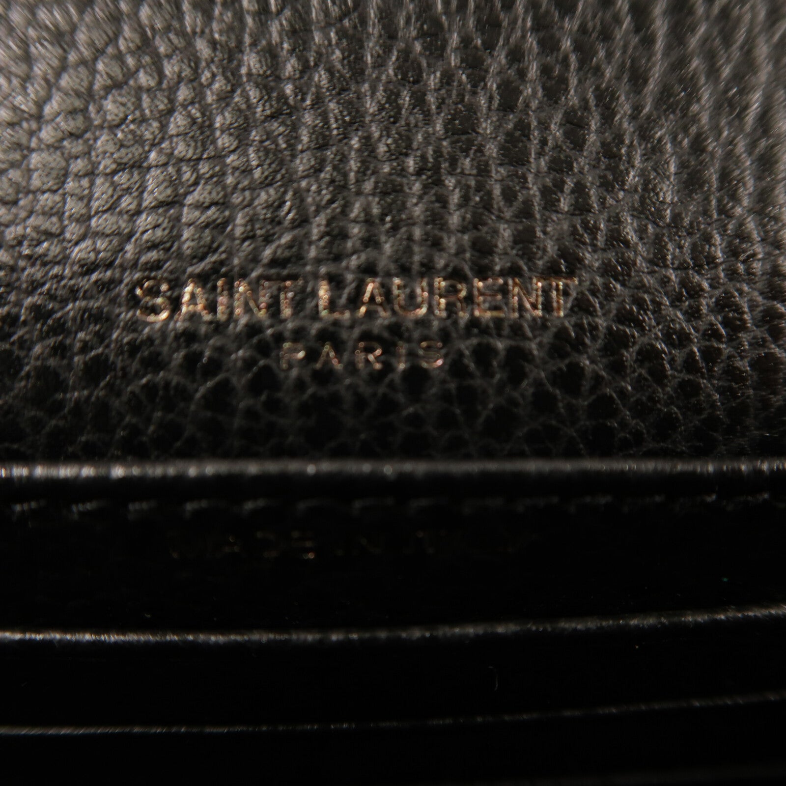 YVES SAINT LAURENT 牛皮皮革Wallet On Chain肩背袋