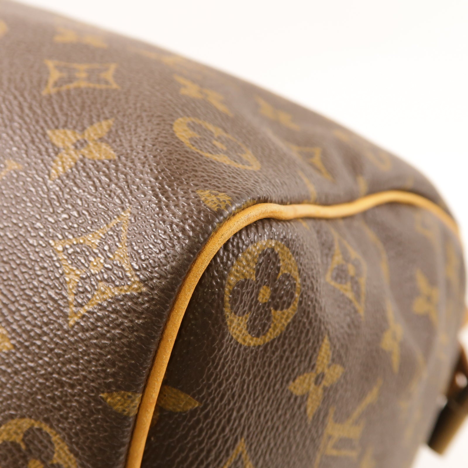 LOUIS VUITTON **【激減優惠】Monogram Speedy 35金扣手挽袋啡色