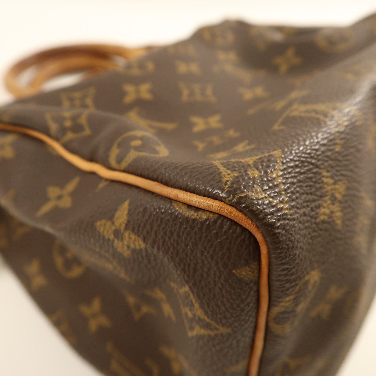 LOUIS VUITTON Monogram Speedy 25金扣手挽袋啡色