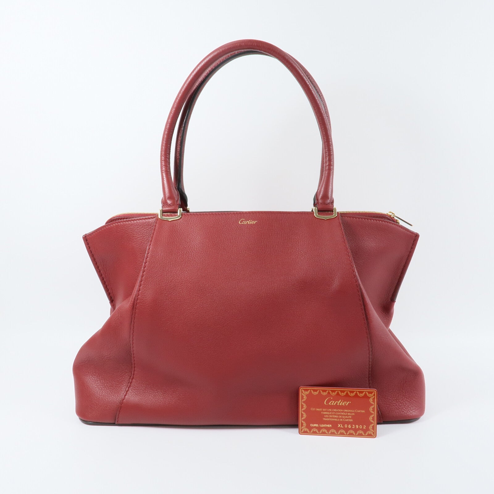 CARTIER 牛皮皮革Hand Bag手挽袋