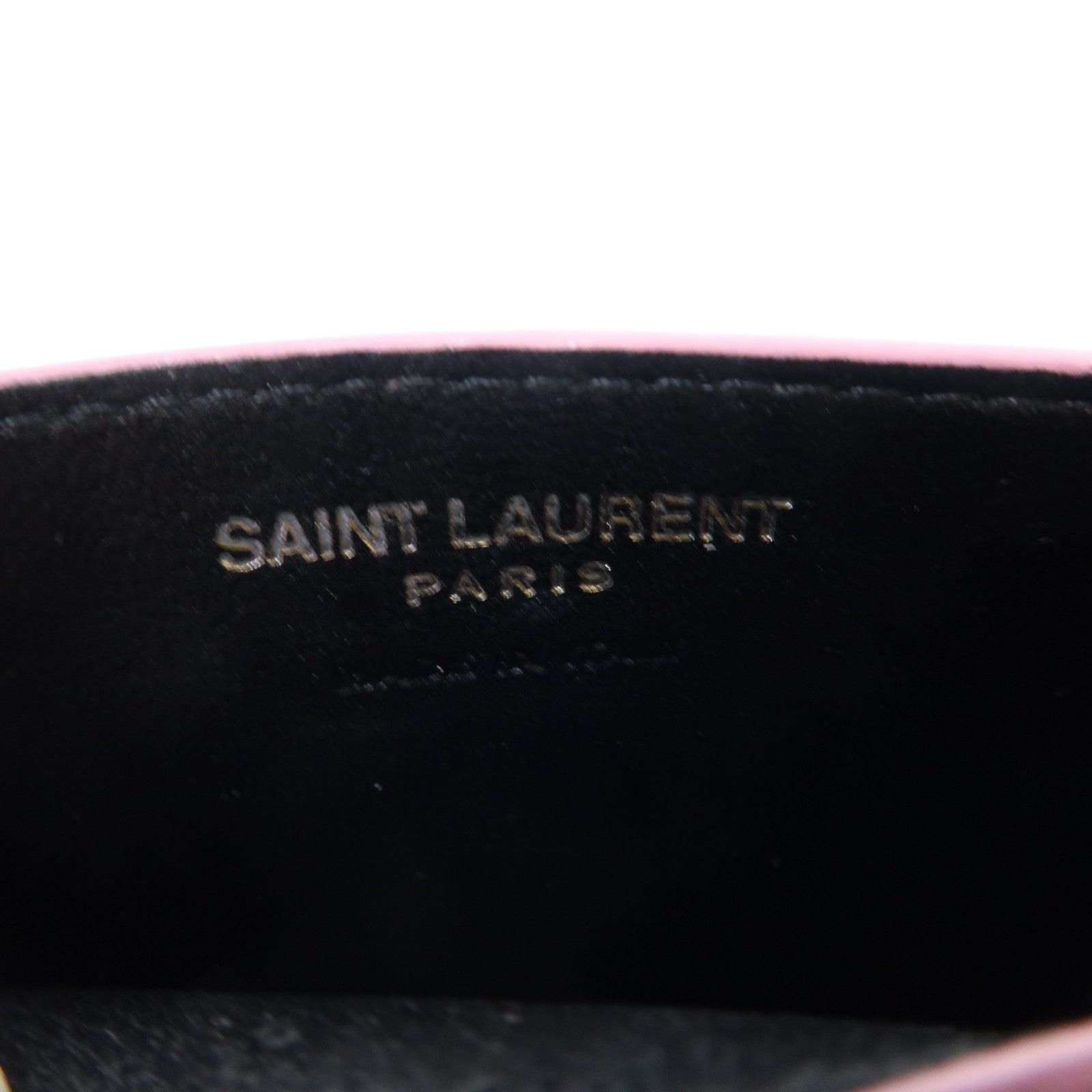 SAINT LAURENT 牛皮皮革Card Case卡片套紫色